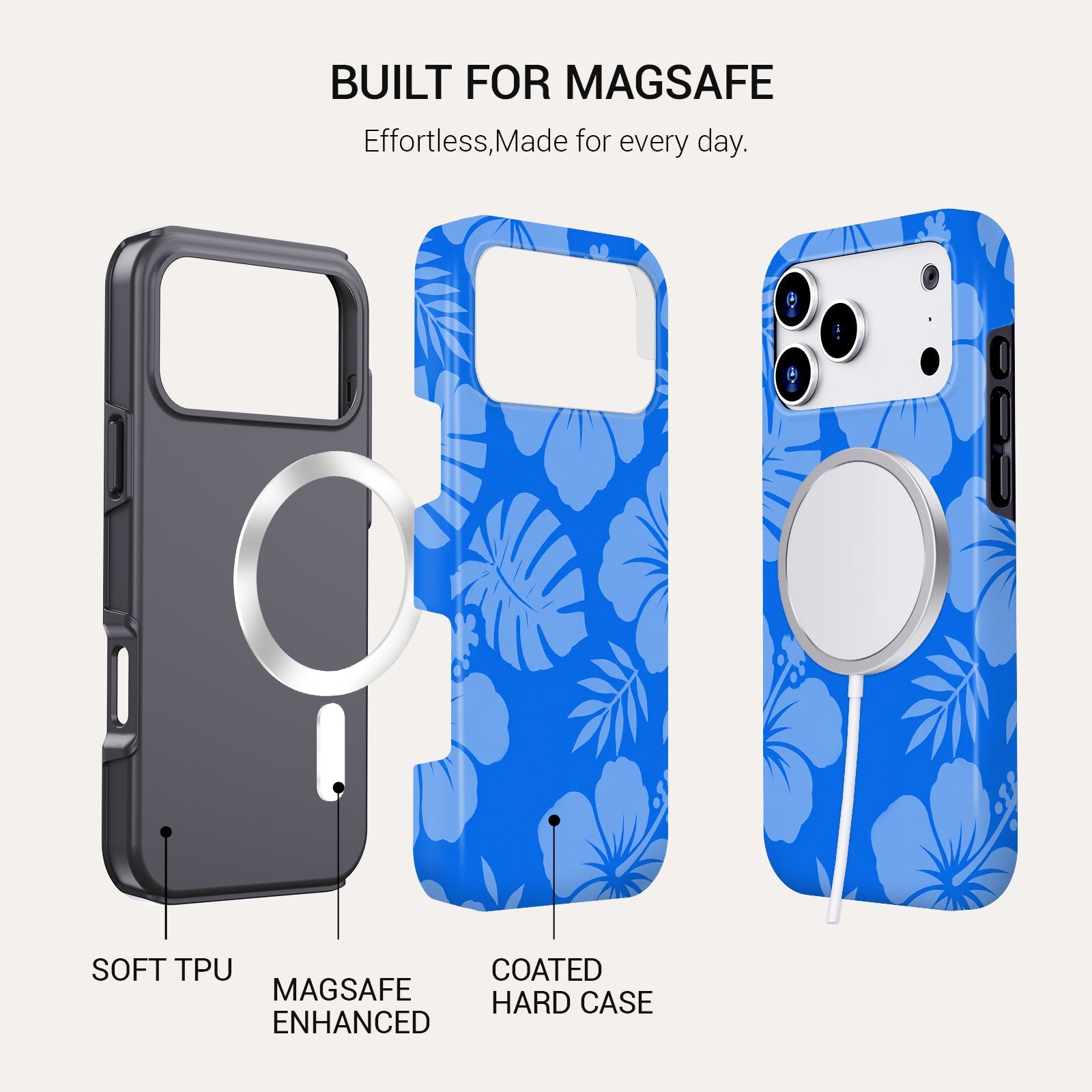 Ocean Bloom Tough Phone Case