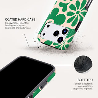 Groovy Green Tough Phone Case