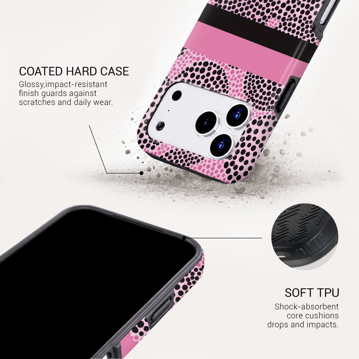 Pink Riot Tough Phone Case#DEVICE_iPhone 18 Pro Max|iPhone 18 Pro|iPhone 17 Pro Max|iPhone 17 Pro|iPhone 17 Air|iPhone 16 Pro Max|iPhone 16 Pro|iPhone 16 Plus|iPhone 16|iPhone 15 Pro Max|iPhone 15 Pro|iPhone 15 Plus|iPhone 15|iPhone 14 Pro Max|iPhone 14 Pro|iPhone 14 Plus|iPhone 14