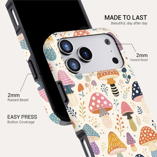 Shroom Party Tough Phone Case#DEVICE_iPhone 18 Pro Max|iPhone 18 Pro|iPhone 17 Pro Max|iPhone 17 Pro|iPhone 17 Air|iPhone 16 Pro Max|iPhone 16 Pro|iPhone 16 Plus|iPhone 16|iPhone 15 Pro Max|iPhone 15 Pro|iPhone 15 Plus|iPhone 15|iPhone 14 Pro Max|iPhone 14 Pro|iPhone 14 Plus|iPhone 14