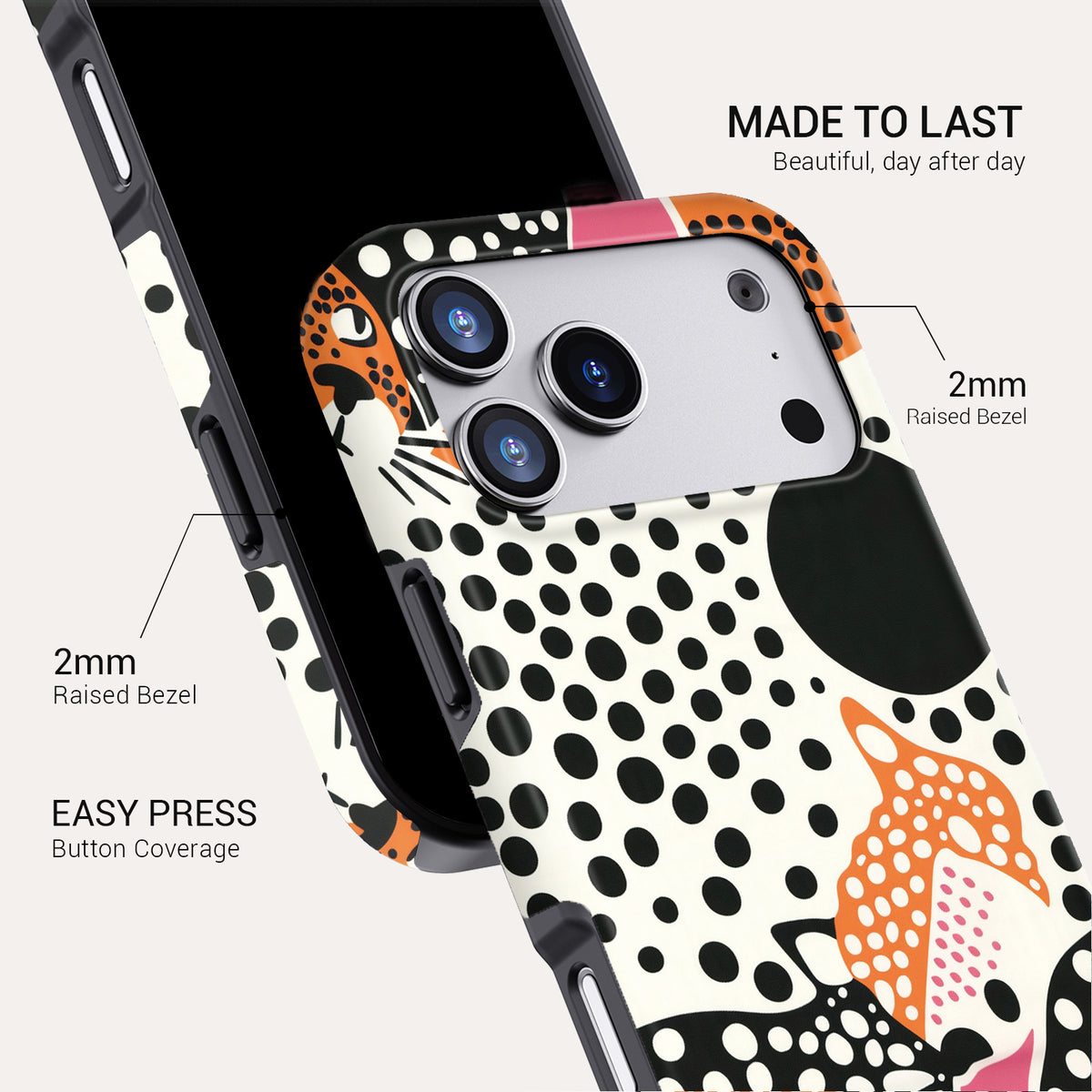 Spotted Tough Phone Case#DEVICE_iPhone 18 Pro Max|iPhone 18 Pro|iPhone 17 Pro Max|iPhone 17 Pro|iPhone 17 Air|iPhone 16 Pro Max|iPhone 16 Pro|iPhone 16 Plus|iPhone 16|iPhone 15 Pro Max|iPhone 15 Pro|iPhone 15 Plus|iPhone 15|iPhone 14 Pro Max|iPhone 14 Pro|iPhone 14 Plus|iPhone 14