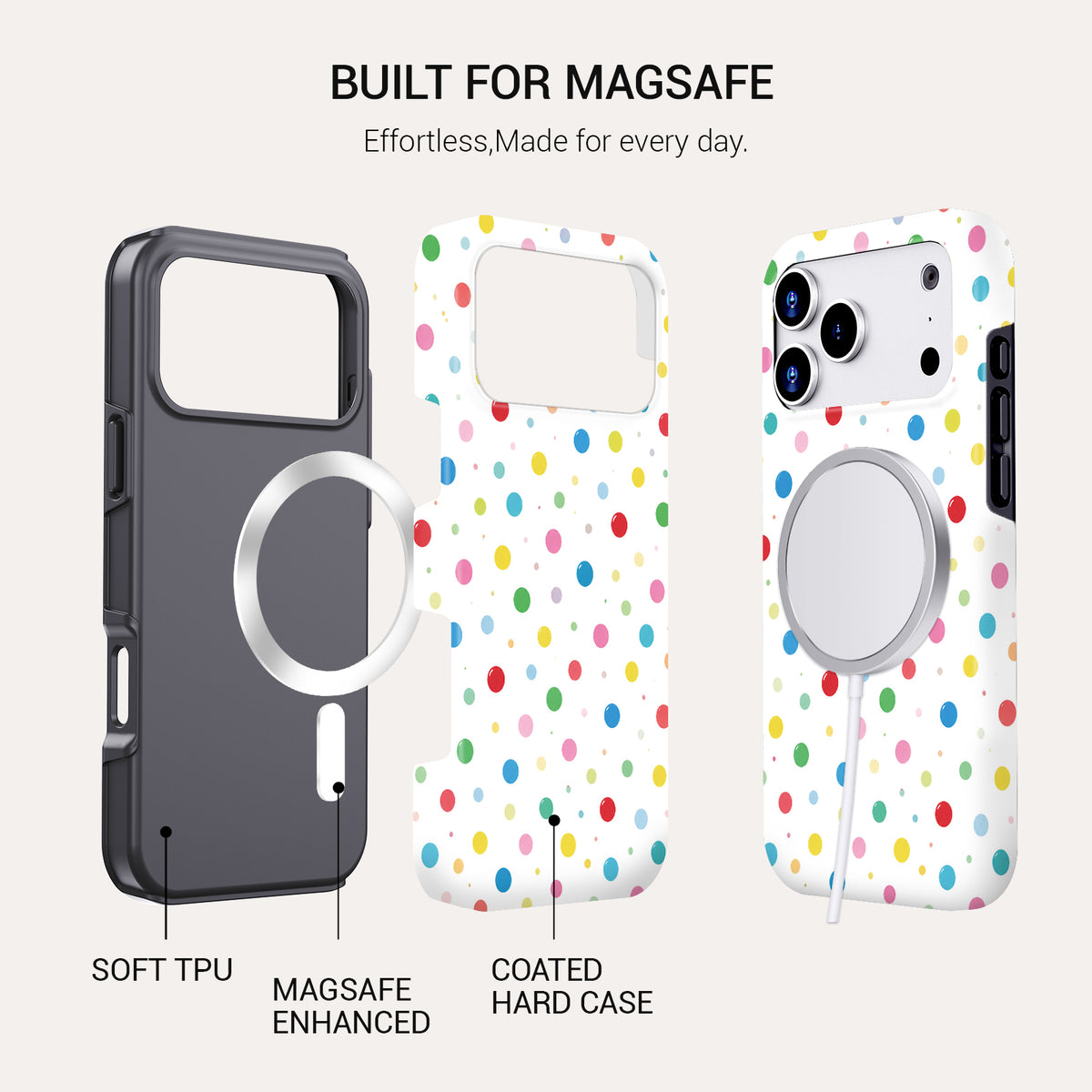 Confetti Tough Phone Case#DEVICE_iPhone 18 Pro Max|iPhone 18 Pro|iPhone 17 Pro Max|iPhone 17 Pro|iPhone 17 Air|iPhone 16 Pro Max|iPhone 16 Pro|iPhone 16 Plus|iPhone 16|iPhone 15 Pro Max|iPhone 15 Pro|iPhone 15 Plus|iPhone 15|iPhone 14 Pro Max|iPhone 14 Pro|iPhone 14 Plus|iPhone 14