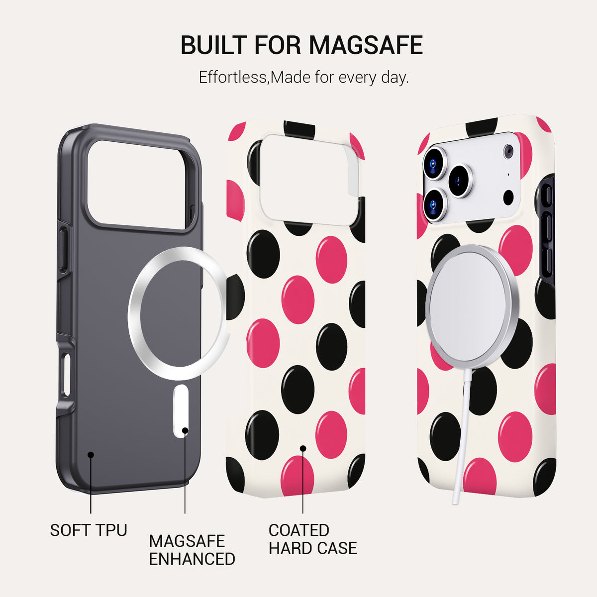 Pink Punch Tough Phone Case#DEVICE_iPhone 18 Pro Max|iPhone 18 Pro|iPhone 17 Pro Max|iPhone 17 Pro|iPhone 17 Air|iPhone 16 Pro Max|iPhone 16 Pro|iPhone 16 Plus|iPhone 16|iPhone 15 Pro Max|iPhone 15 Pro|iPhone 15 Plus|iPhone 15|iPhone 14 Pro Max|iPhone 14 Pro|iPhone 14 Plus|iPhone 14