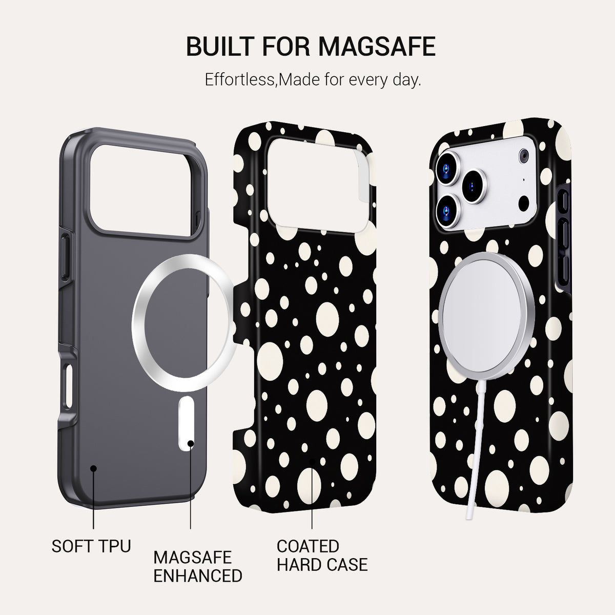 Dot Parade Tough Phone Case#DEVICE_iPhone 18 Pro Max|iPhone 18 Pro|iPhone 17 Pro Max|iPhone 17 Pro|iPhone 17 Air|iPhone 16 Pro Max|iPhone 16 Pro|iPhone 16 Plus|iPhone 16|iPhone 15 Pro Max|iPhone 15 Pro|iPhone 15 Plus|iPhone 15|iPhone 14 Pro Max|iPhone 14 Pro|iPhone 14 Plus|iPhone 14