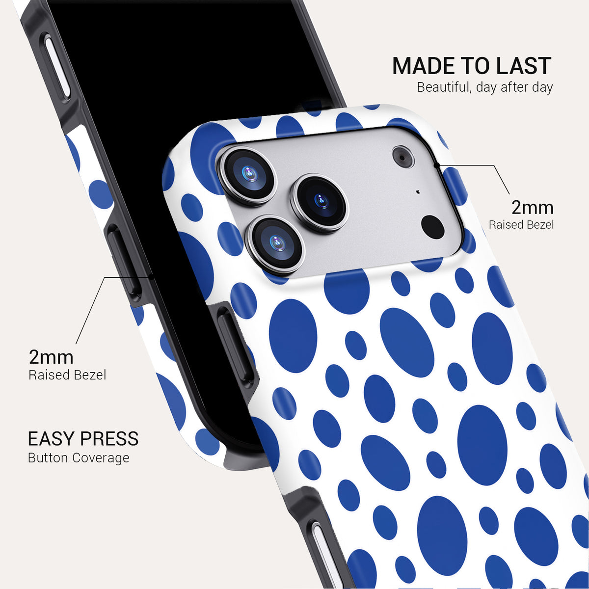 Blue Freckles Tough Phone Case#DEVICE_iPhone 18 Pro Max|iPhone 18 Pro|iPhone 17 Pro Max|iPhone 17 Pro|iPhone 17 Air|iPhone 16 Pro Max|iPhone 16 Pro|iPhone 16 Plus|iPhone 16|iPhone 15 Pro Max|iPhone 15 Pro|iPhone 15 Plus|iPhone 15|iPhone 14 Pro Max|iPhone 14 Pro|iPhone 14 Plus|iPhone 14