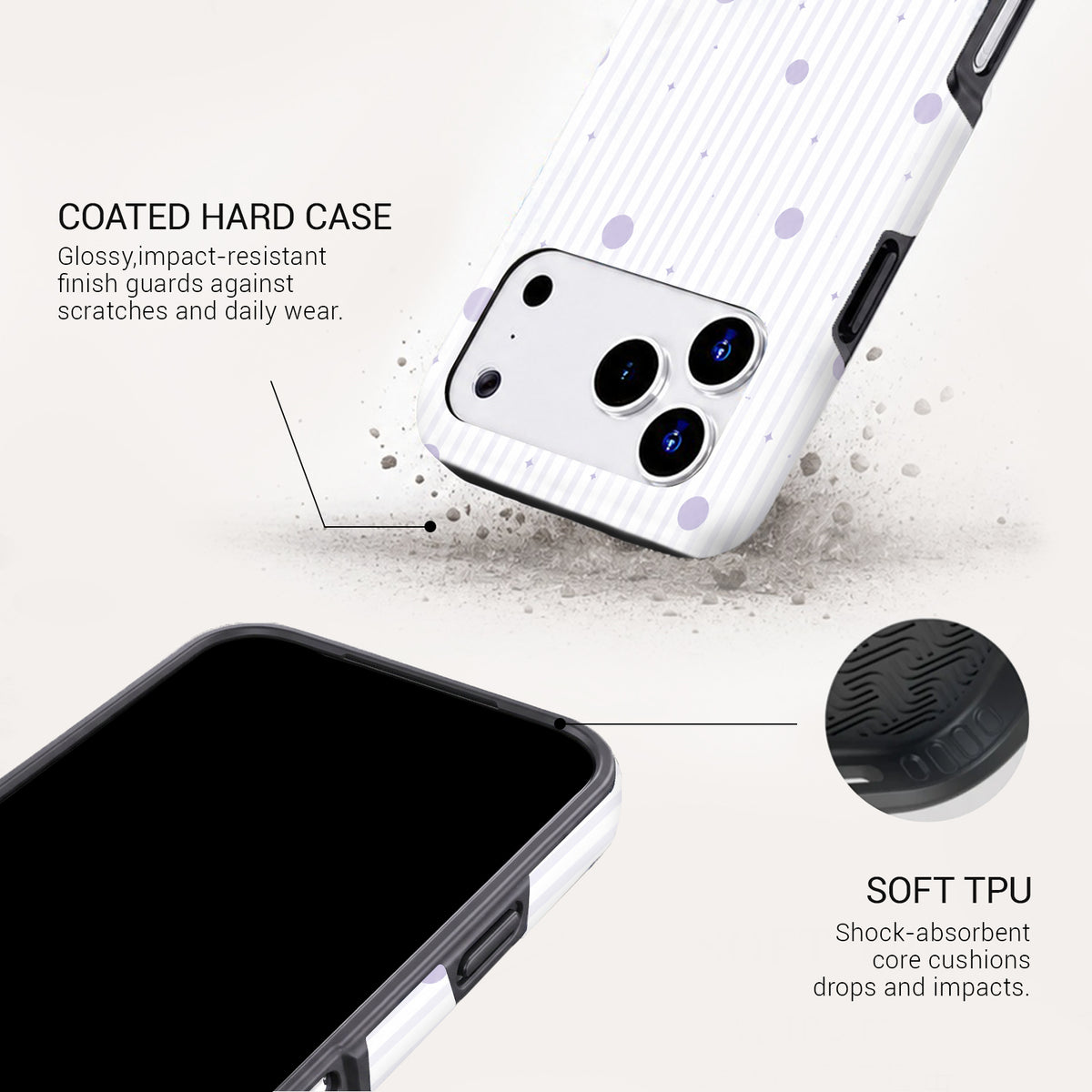 Lavender Latte Tough Phone Case#DEVICE_iPhone 18 Pro Max|iPhone 18 Pro|iPhone 17 Pro Max|iPhone 17 Pro|iPhone 17 Air|iPhone 16 Pro Max|iPhone 16 Pro|iPhone 16 Plus|iPhone 16|iPhone 15 Pro Max|iPhone 15 Pro|iPhone 15 Plus|iPhone 15|iPhone 14 Pro Max|iPhone 14 Pro|iPhone 14 Plus|iPhone 14