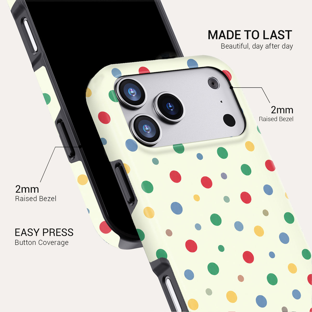Sprinkles Tough Phone Case#DEVICE_iPhone 18 Pro Max|iPhone 18 Pro|iPhone 17 Pro Max|iPhone 17 Pro|iPhone 17 Air|iPhone 16 Pro Max|iPhone 16 Pro|iPhone 16 Plus|iPhone 16|iPhone 15 Pro Max|iPhone 15 Pro|iPhone 15 Plus|iPhone 15|iPhone 14 Pro Max|iPhone 14 Pro|iPhone 14 Plus|iPhone 14