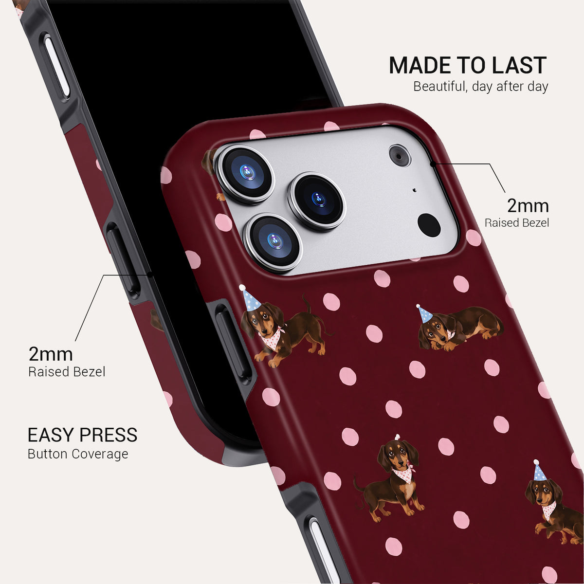 Party Animal Tough Phone Case#DEVICE_iPhone 18 Pro Max|iPhone 18 Pro|iPhone 17 Pro Max|iPhone 17 Pro|iPhone 17 Air|iPhone 16 Pro Max|iPhone 16 Pro|iPhone 16 Plus|iPhone 16|iPhone 15 Pro Max|iPhone 15 Pro|iPhone 15 Plus|iPhone 15|iPhone 14 Pro Max|iPhone 14 Pro|iPhone 14 Plus|iPhone 14