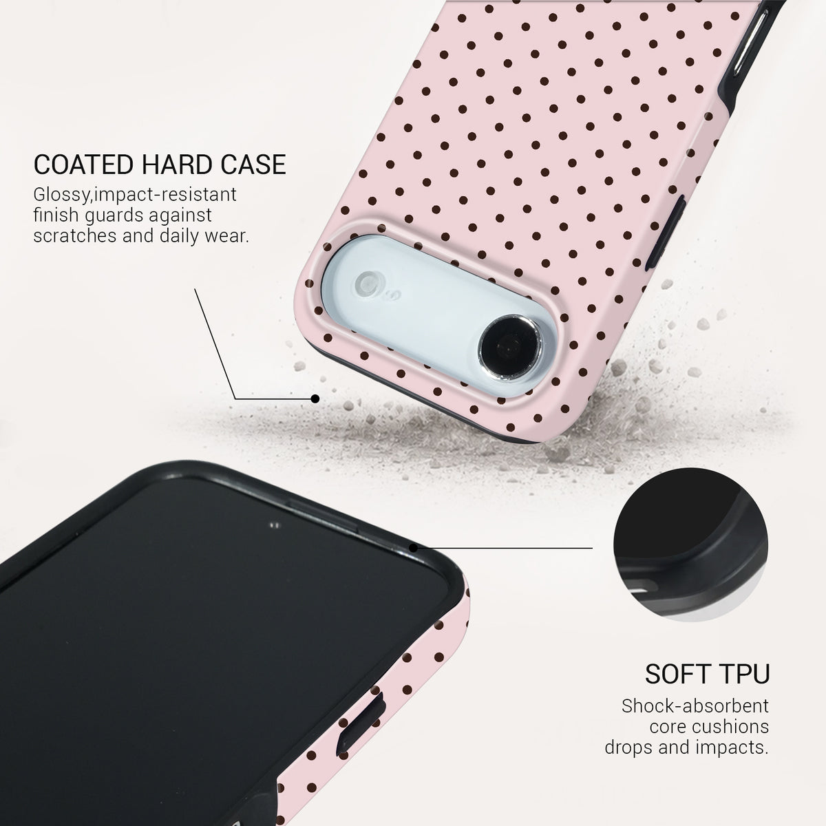 Blush Beige Tough Phone Case#DEVICE_iPhone 17 Air