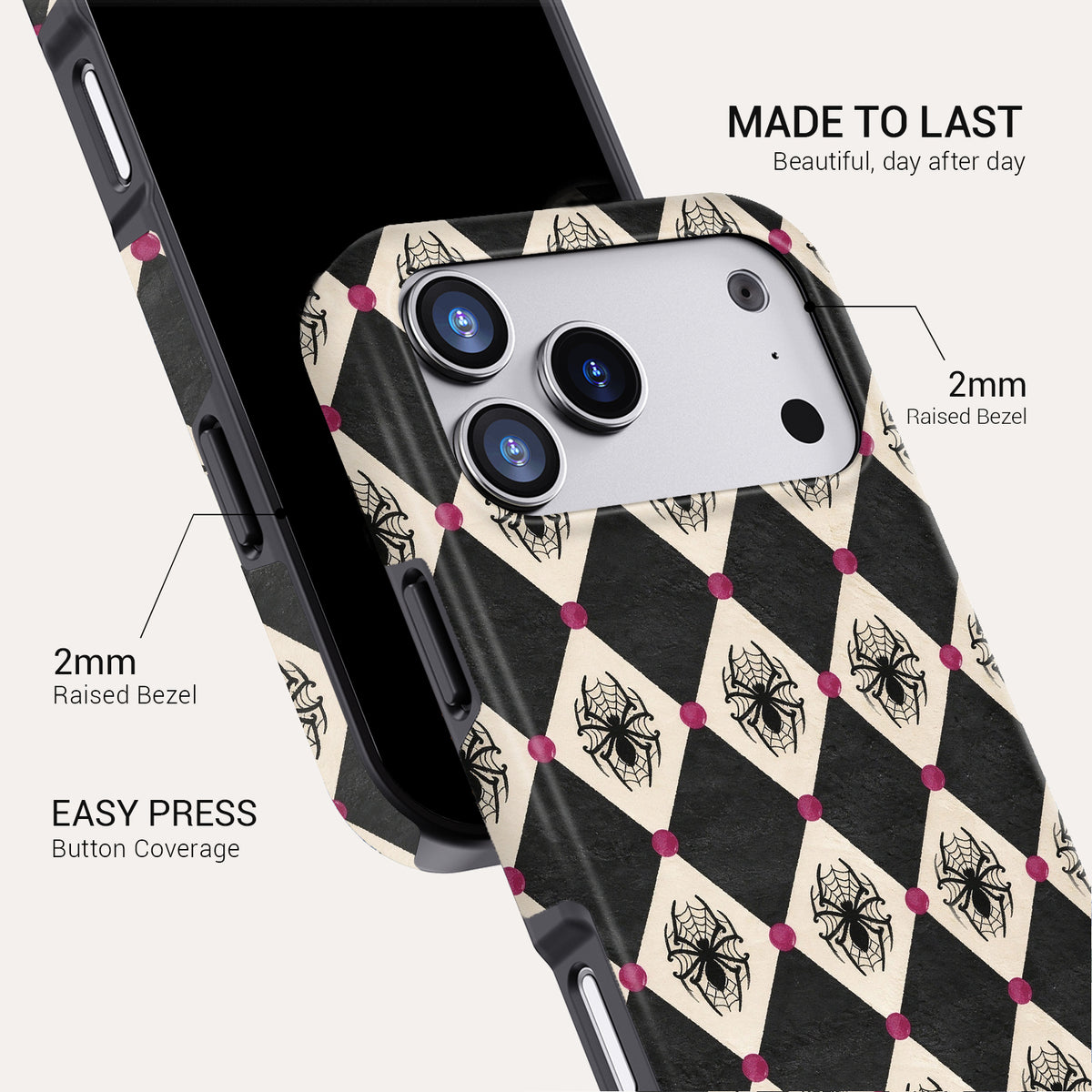 Harlequin Tough Phone Case#DEVICE_iPhone 18 Pro Max|iPhone 18 Pro|iPhone 17 Pro Max|iPhone 17 Pro|iPhone 17 Air|iPhone 16 Pro Max|iPhone 16 Pro|iPhone 16 Plus|iPhone 16|iPhone 15 Pro Max|iPhone 15 Pro|iPhone 15 Plus|iPhone 15|iPhone 14 Pro Max|iPhone 14 Pro|iPhone 14 Plus|iPhone 14