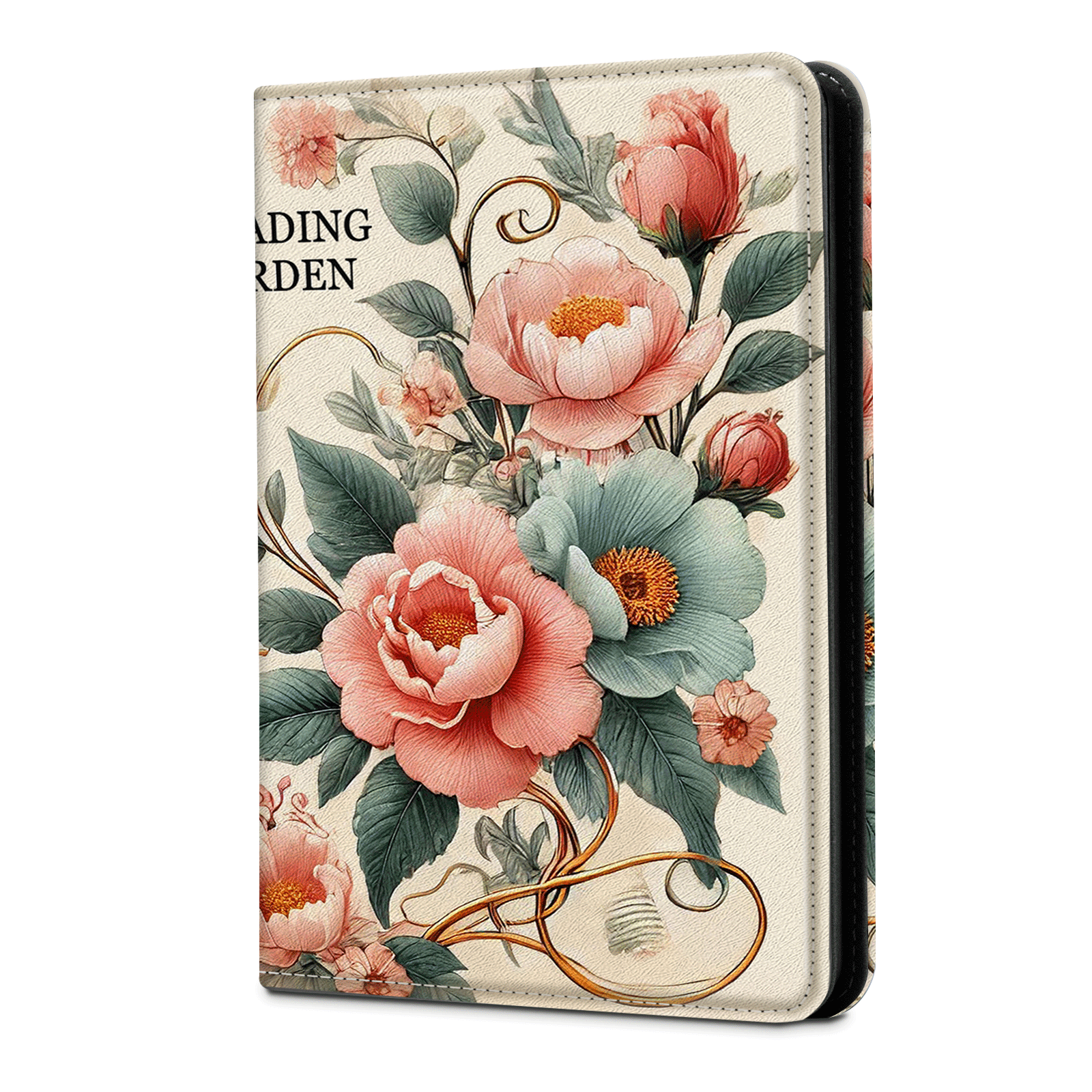 Eden Vintage Peony Kindle Paperwhite 7 inch Case With Stand