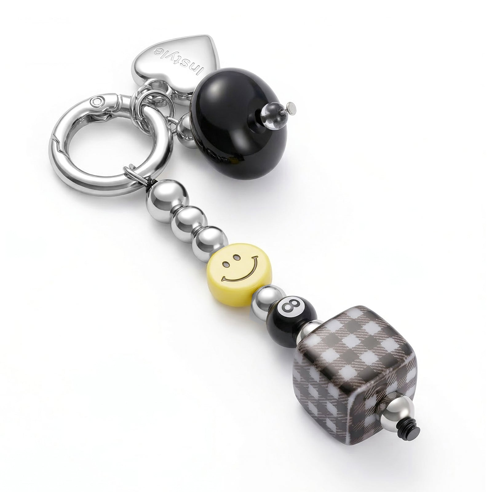 Black Smile Checkered Strap