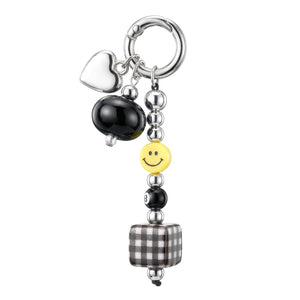 Black Smile Checkered Strap