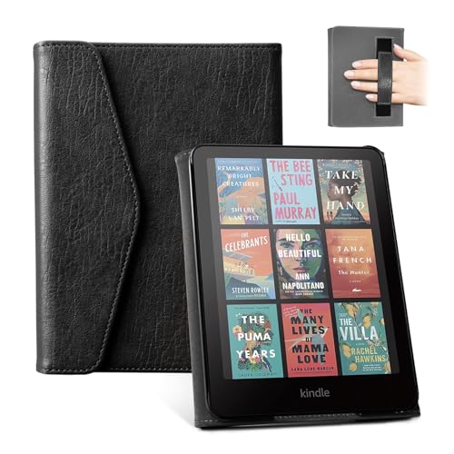 Essentials Vintage Black Kindle Paper White 6th-Buckle Style#Color_Black