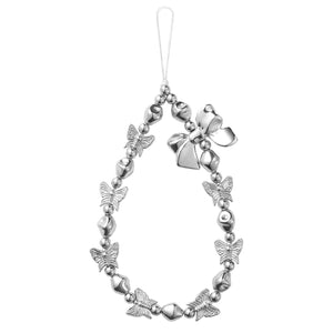 Silver Butterfly Bow Strap