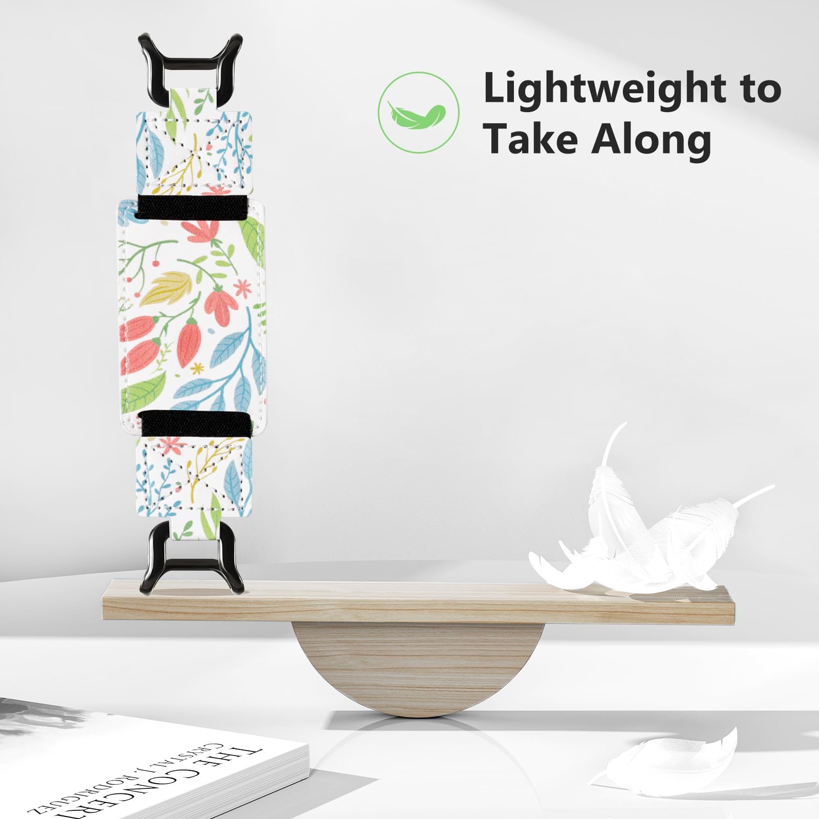 E-Book Tablet 6–7.5 inch Secure Hand Strap–Multiple Prints#Color_Charming Garden Whimsy