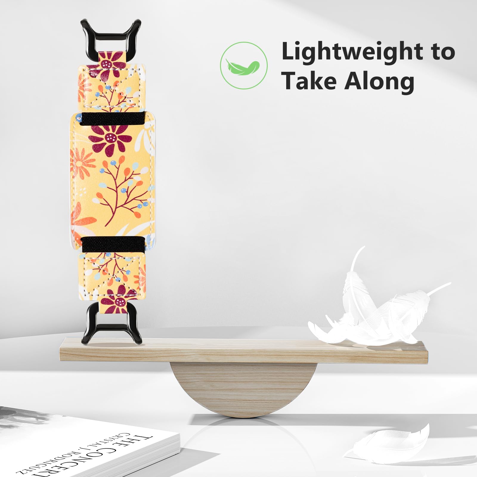 E-Book Tablet 6–7.5 inch Secure Hand Strap–Multiple Prints#Color_Vibrant Petals