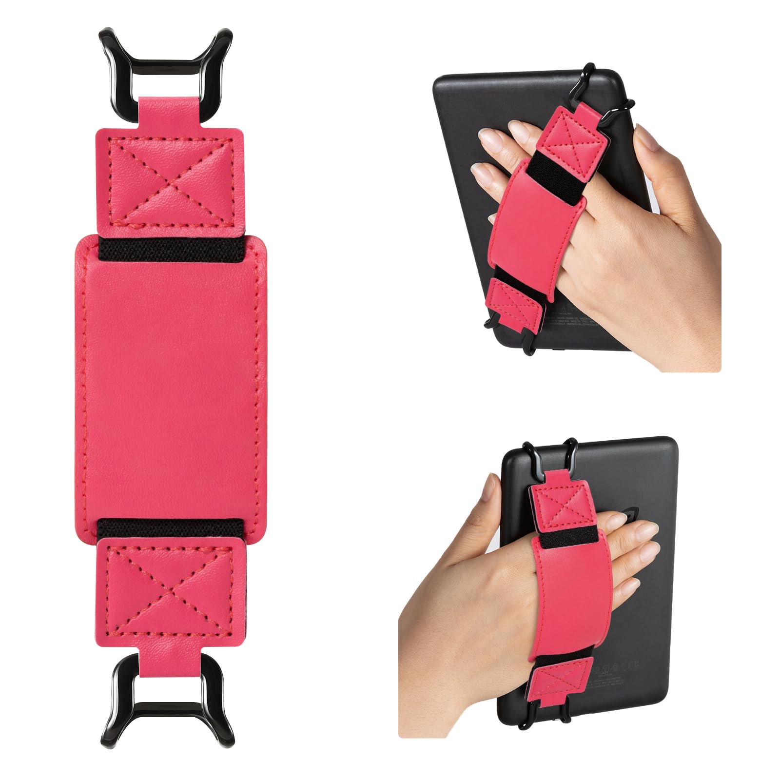 E-Book Tablet 6–7.5 inch Secure Hand Strap#Color_Raspberry