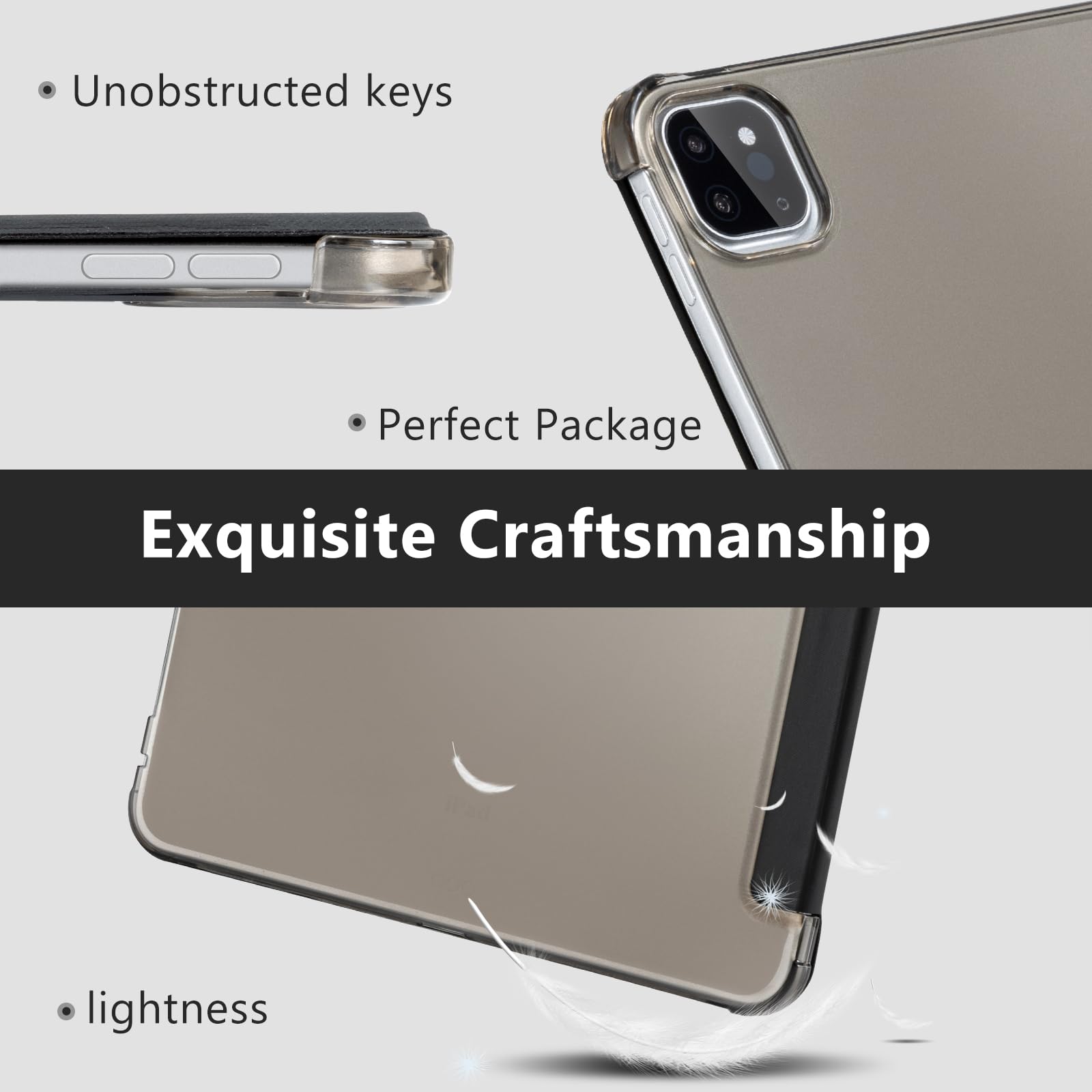 iPad Pro 13 Inch (2024) Tri-Fold Magnetic Stand