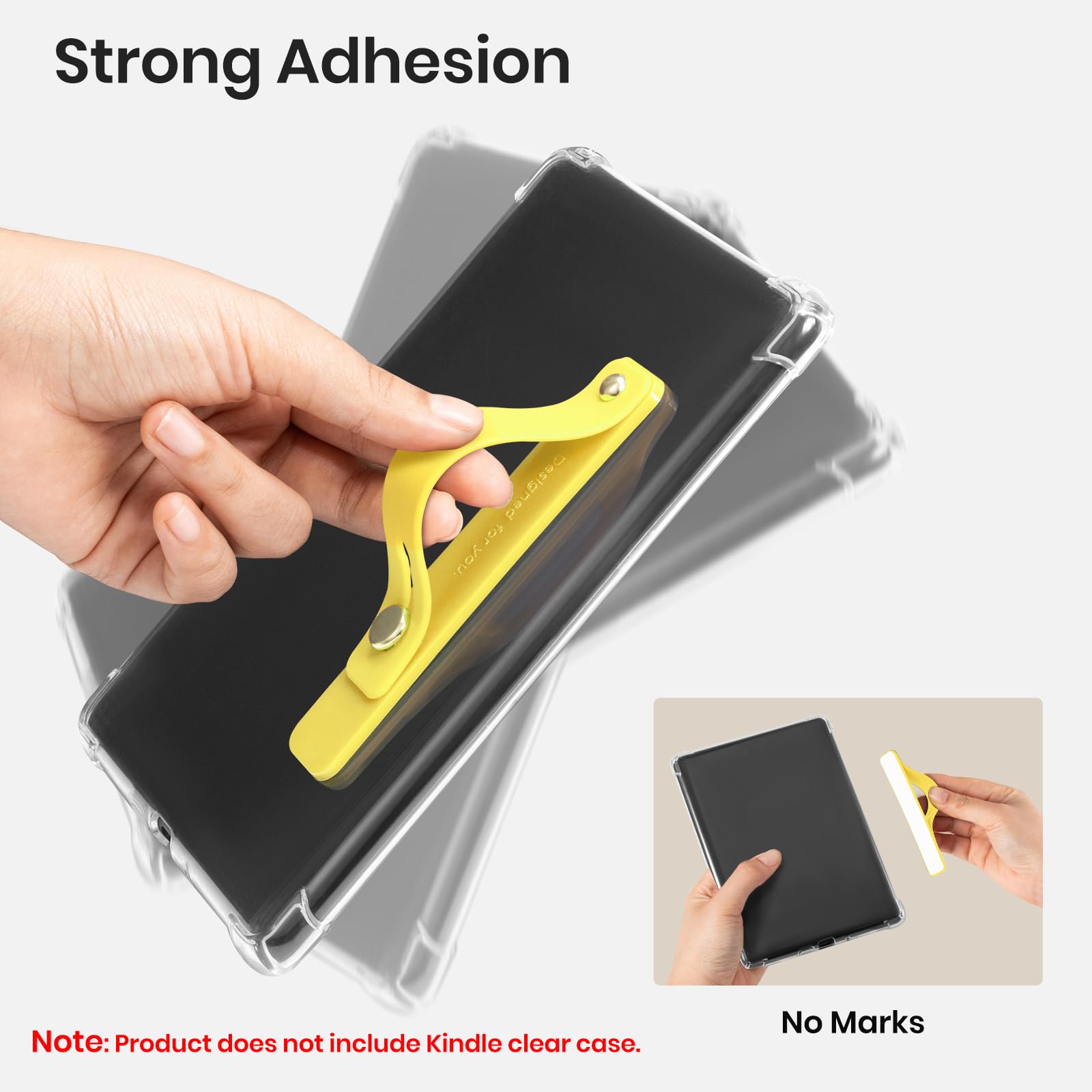 Hand Strap Holder for Kindle & Tablets#Color_Yellow