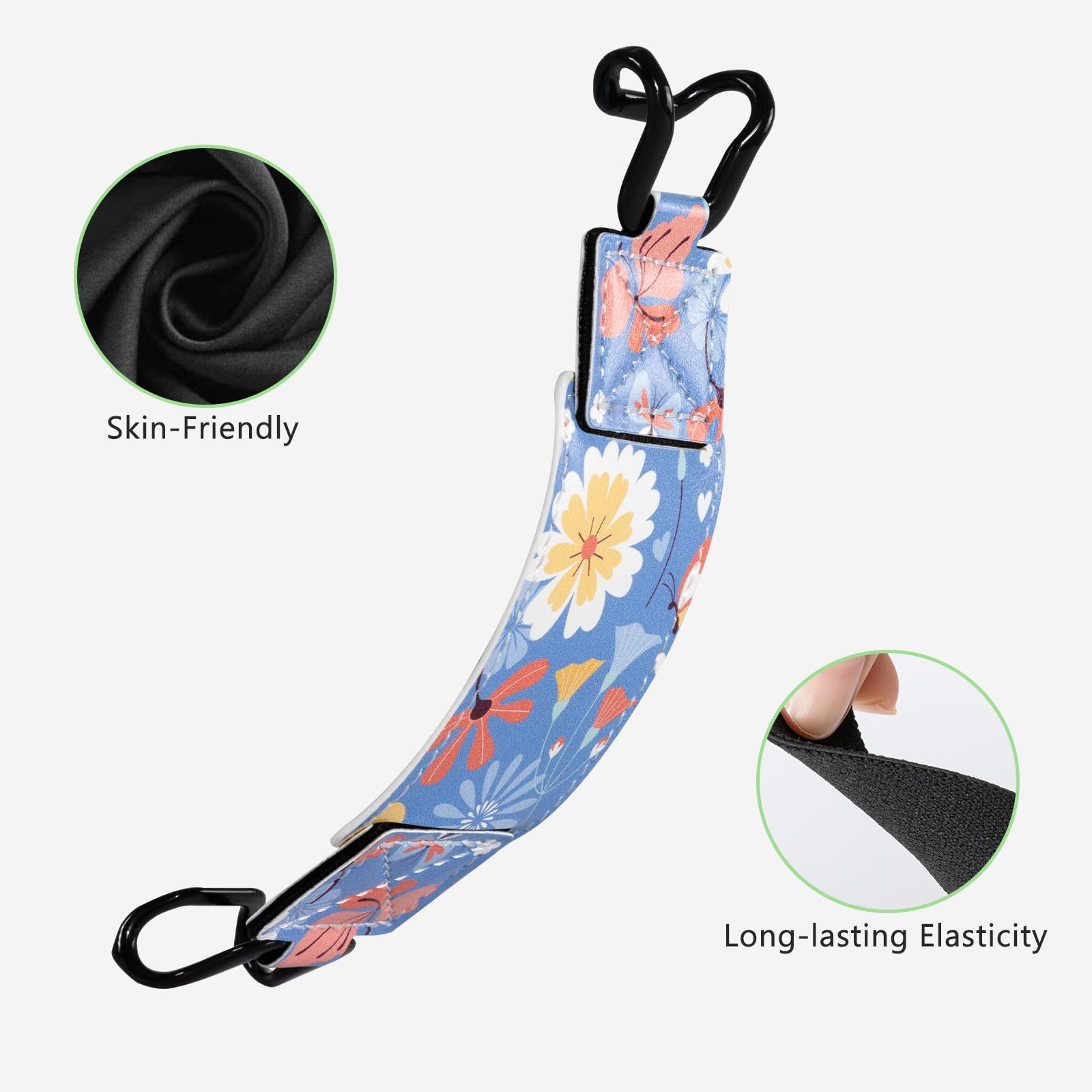 E-Book Tablet 6–7.5 inch Secure Hand Strap–Multiple Prints#Color_Cheerful Garden