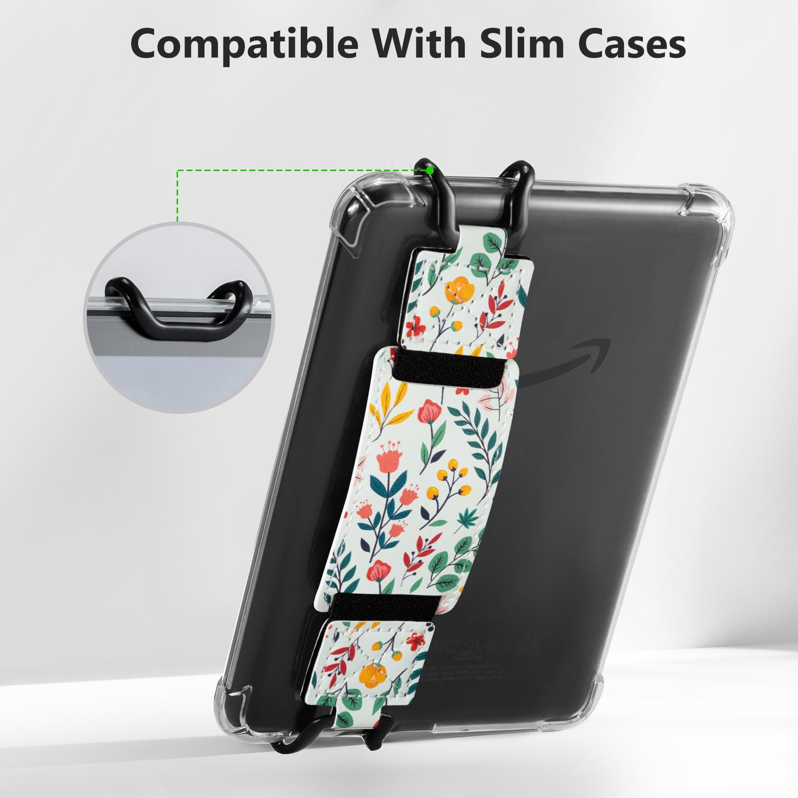 E-Book Tablet 6–7.5 inch Secure Hand Strap–Multiple Prints#Color_Garden Parade