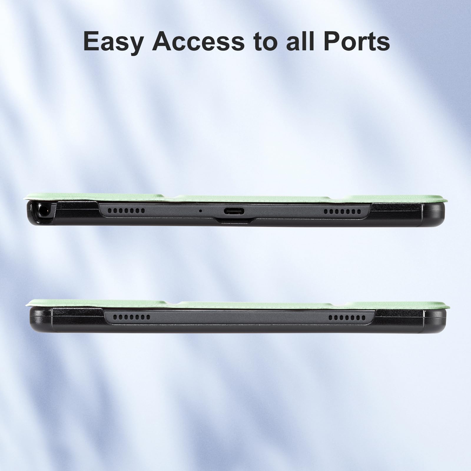 Samsung Galaxy Tab A11/A9 8.7" Tri-Fold Magnetic Stand#Color_Sage Green