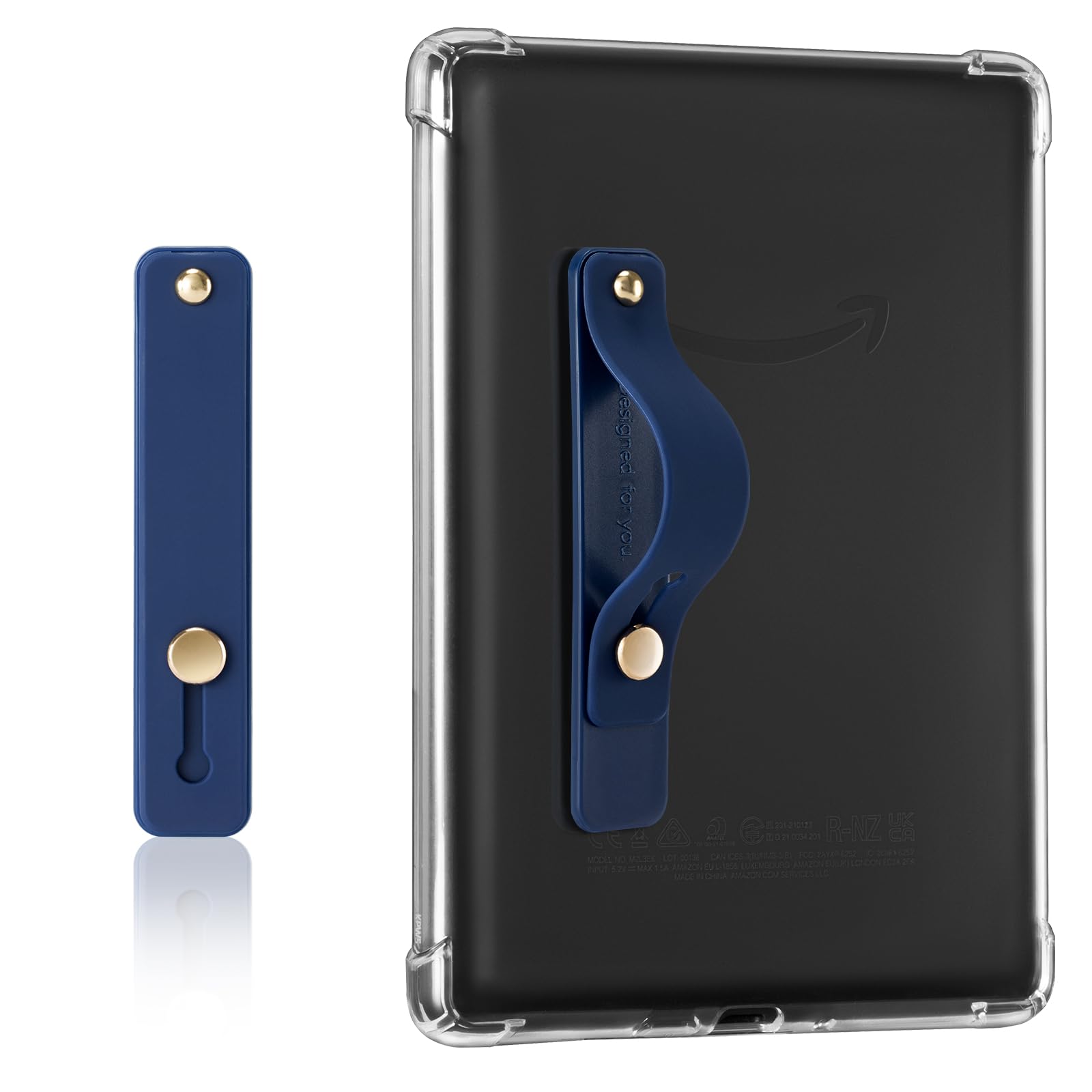 Hand Strap Holder for Kindle & Tablets#Color_Navy Blue