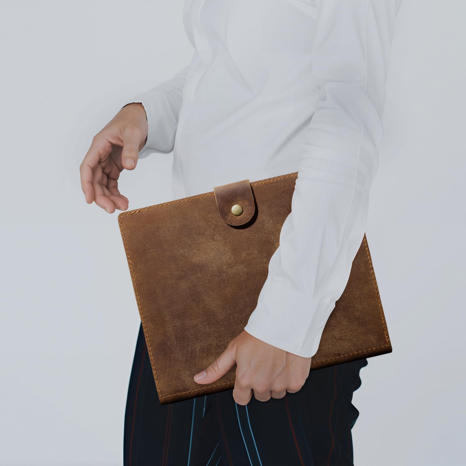 reMarkable 2 Tablet 10.3" (2020) Genuine Leather Slim Folio Case with Pen Holder