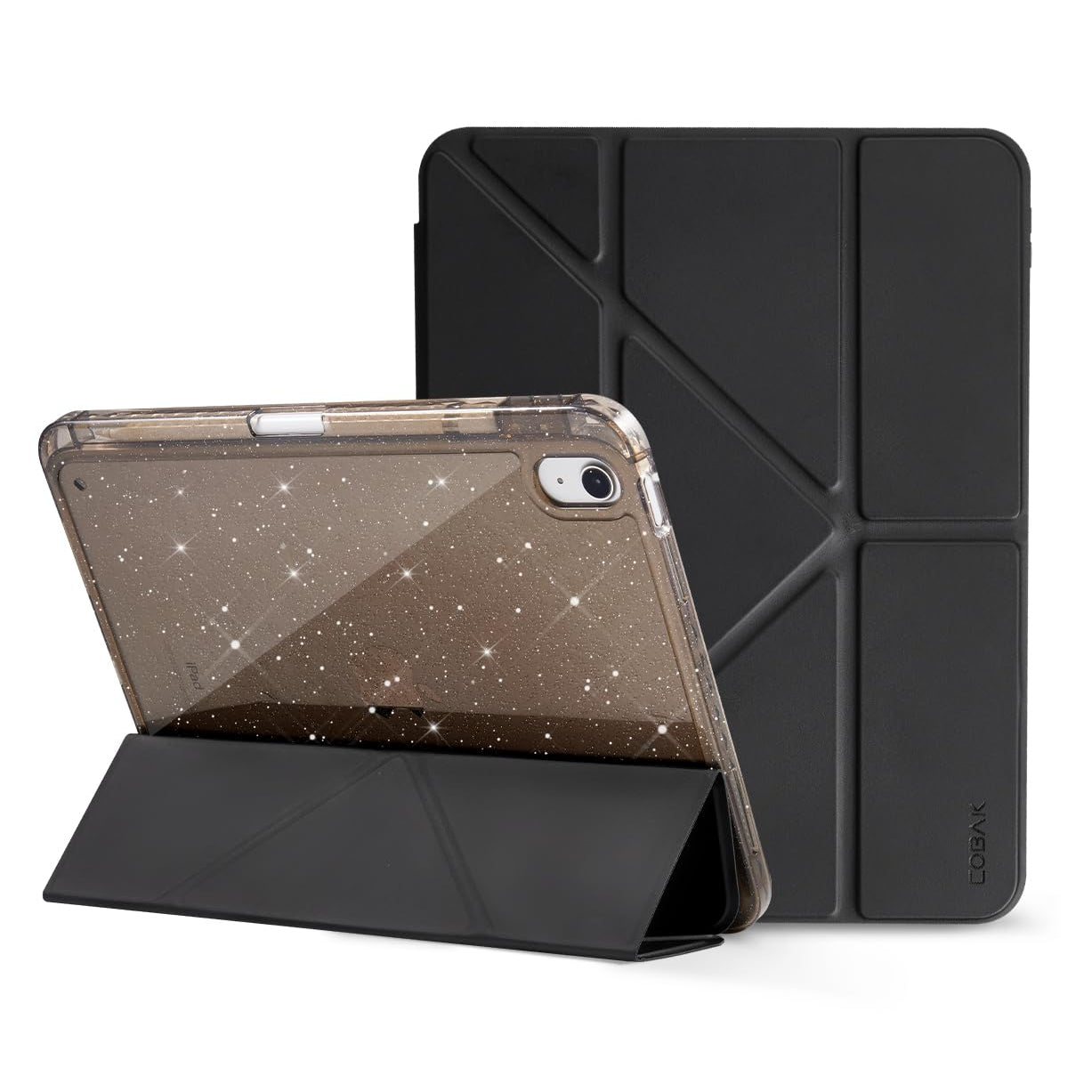 iPad 11th Gen (A16) 11" (2025) & 10th Gen 10.9" (2022) Case With Magnetic Stand#Color_Black