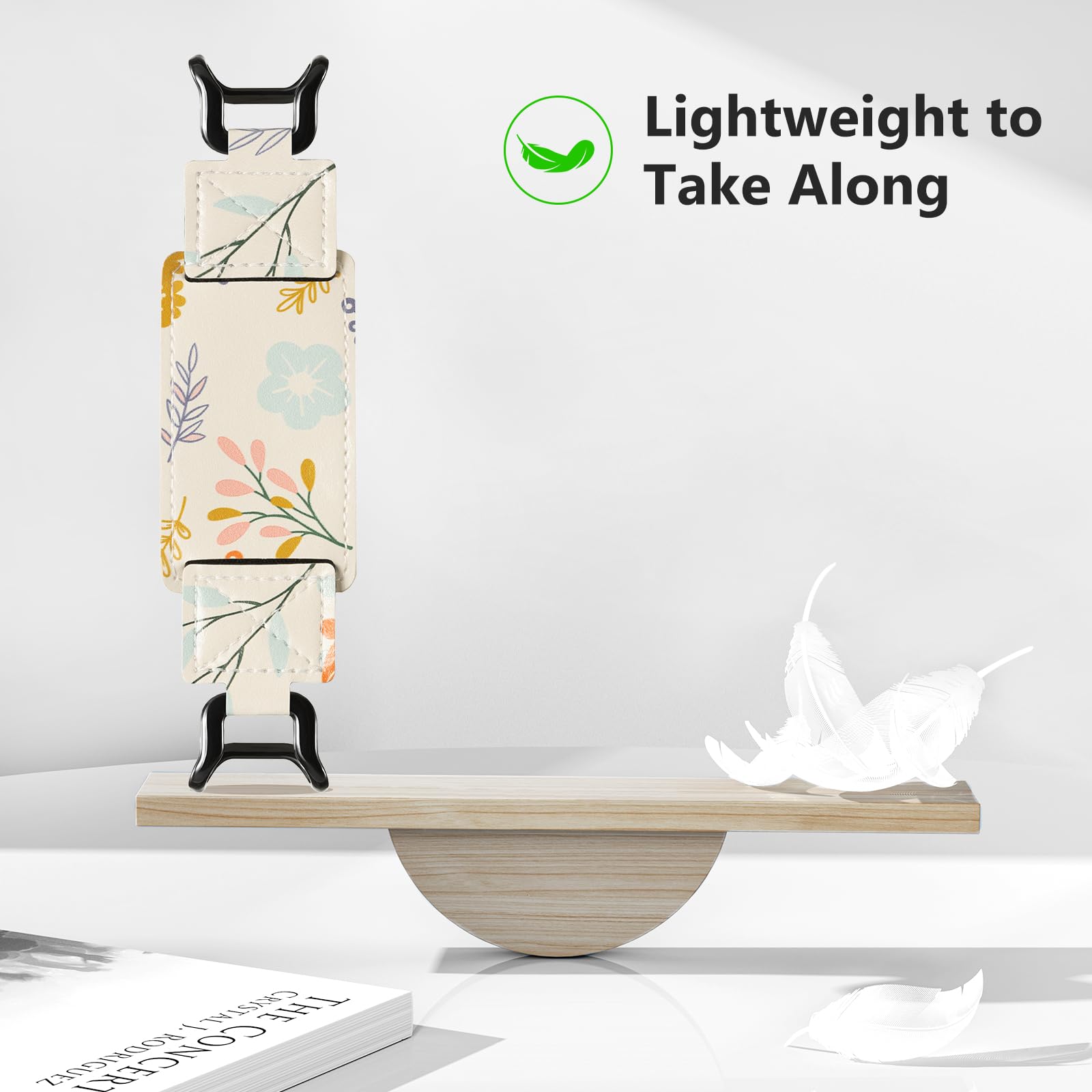 E-Book Tablet 6–7.5 inch Secure Hand Strap–Multiple Prints#Color_Rustic Bloom