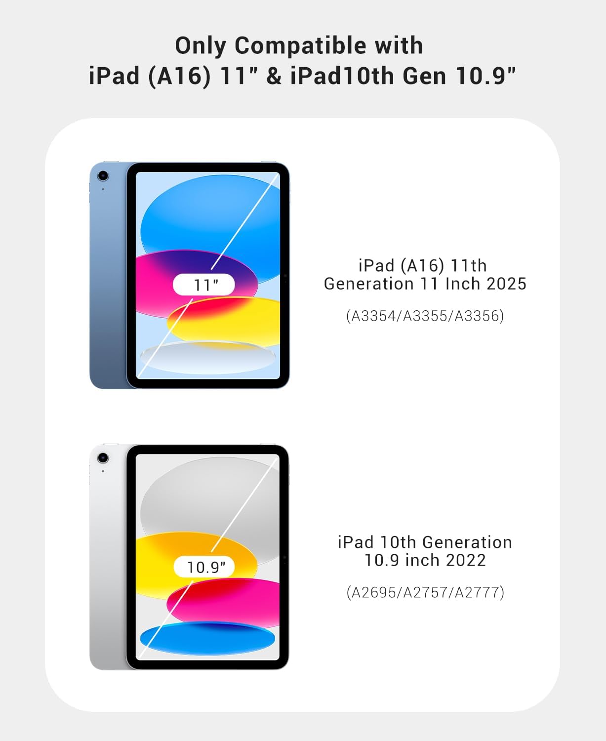 iPad 11th Gen (A16) 11" (2025) & 10th Gen 10.9" (2022) Case With Magnetic Stand#Color_Pink