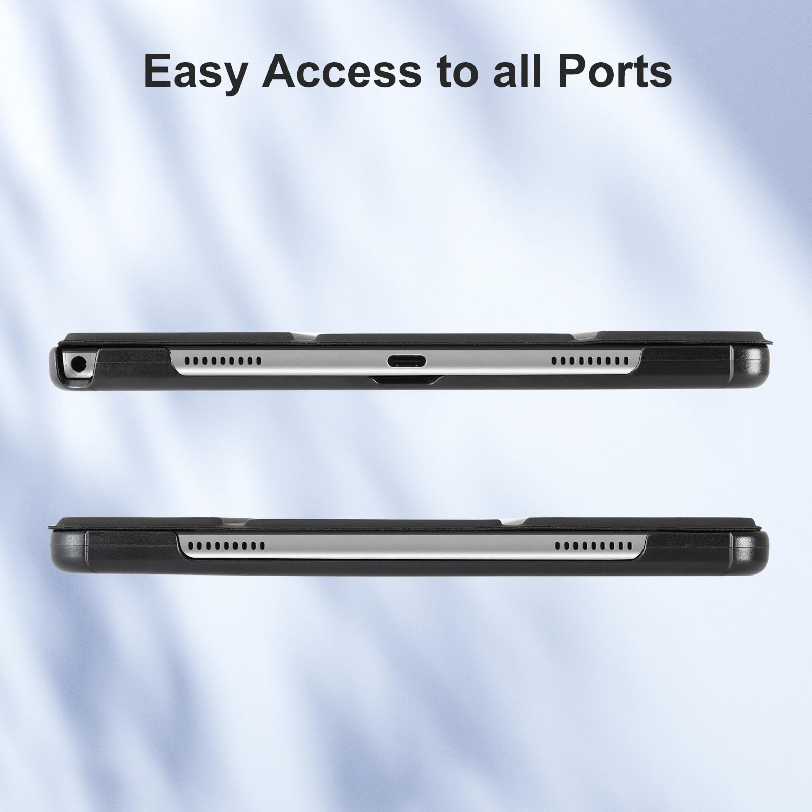 Samsung Galaxy Tab A11/A9 8.7" Tri-Fold Magnetic Stand#Color_Black