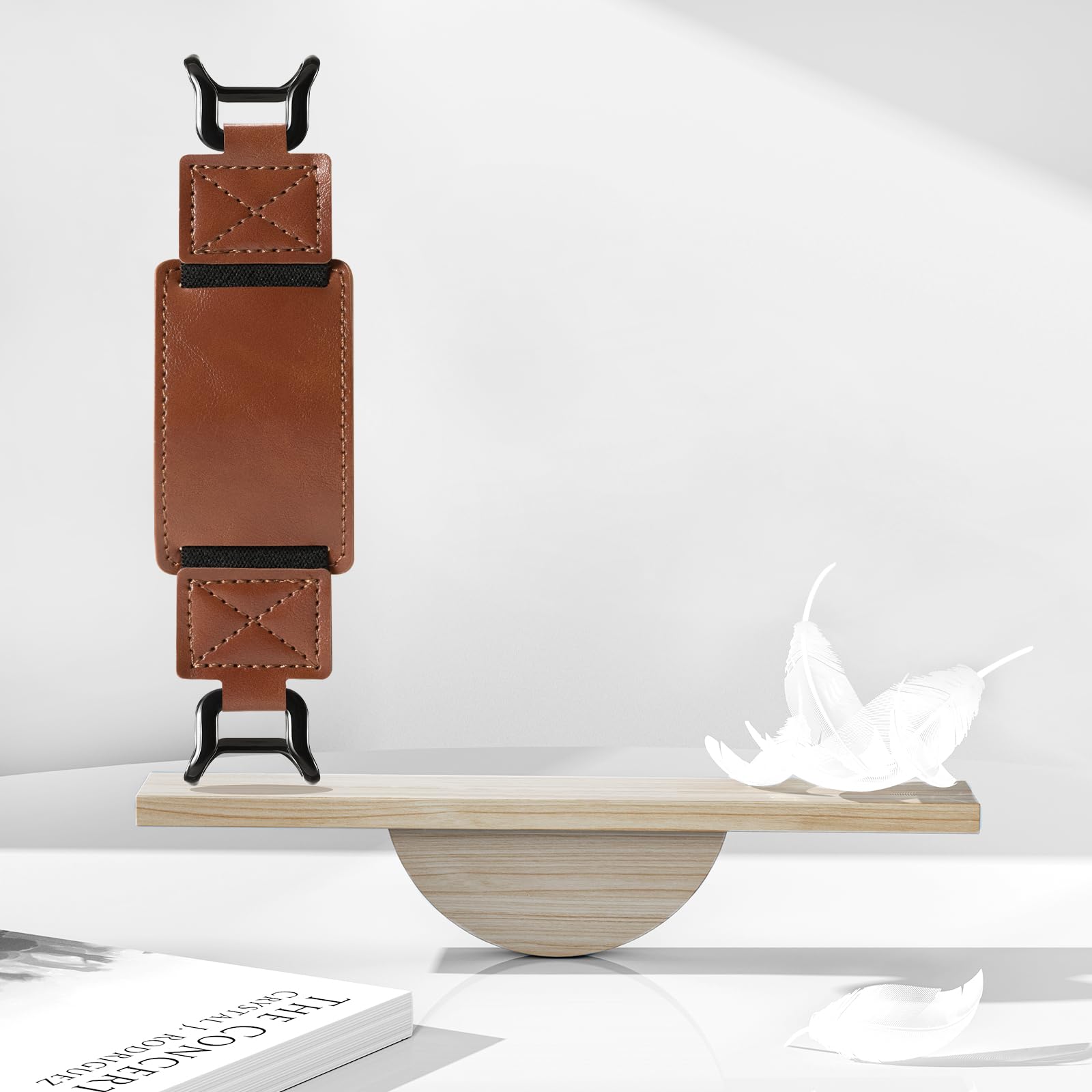 E-Book Tablet 6–7.5 inch Secure Hand Strap#Color_Dark Brown