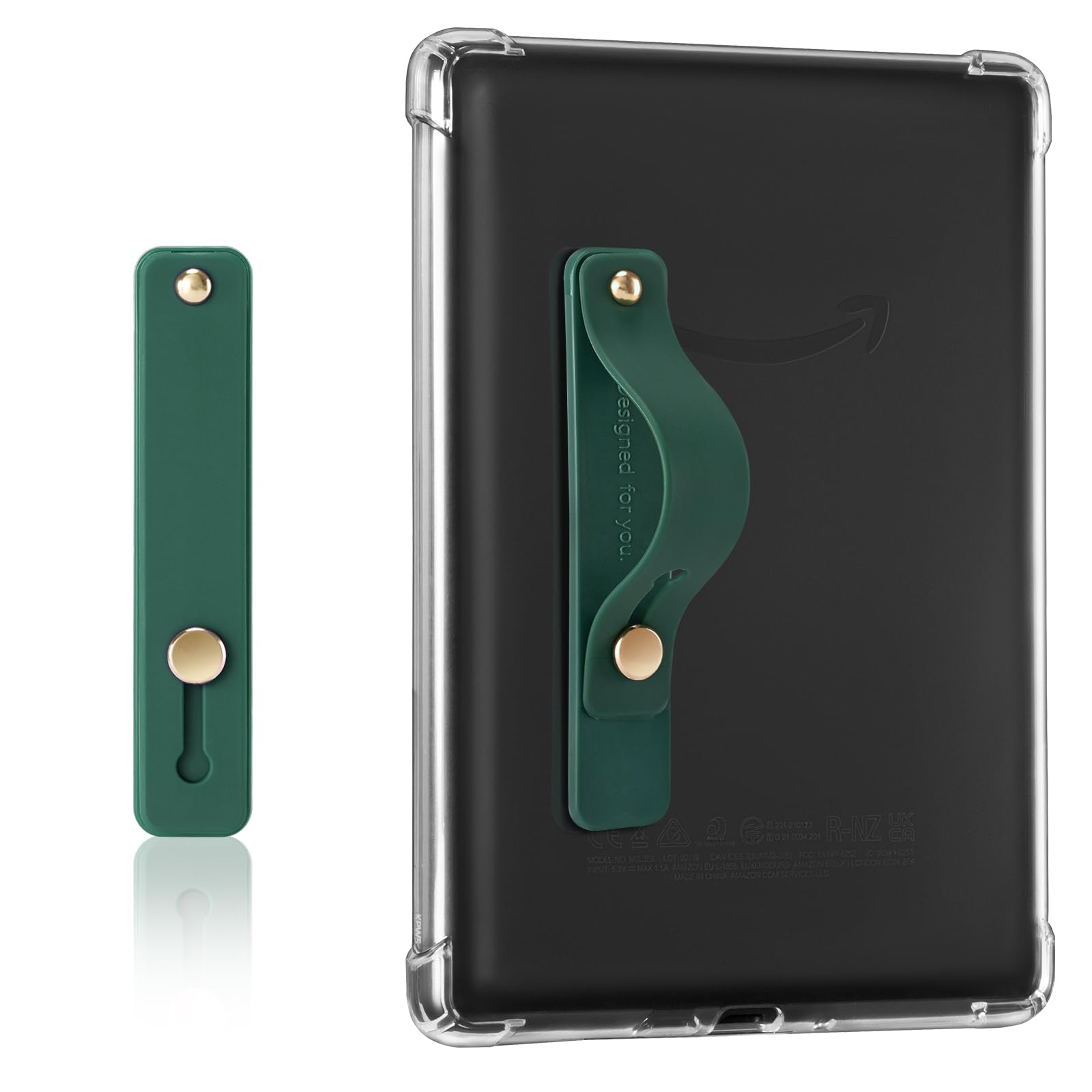 Hand Strap Holder for Kindle & Tablets#Color_Dark Green