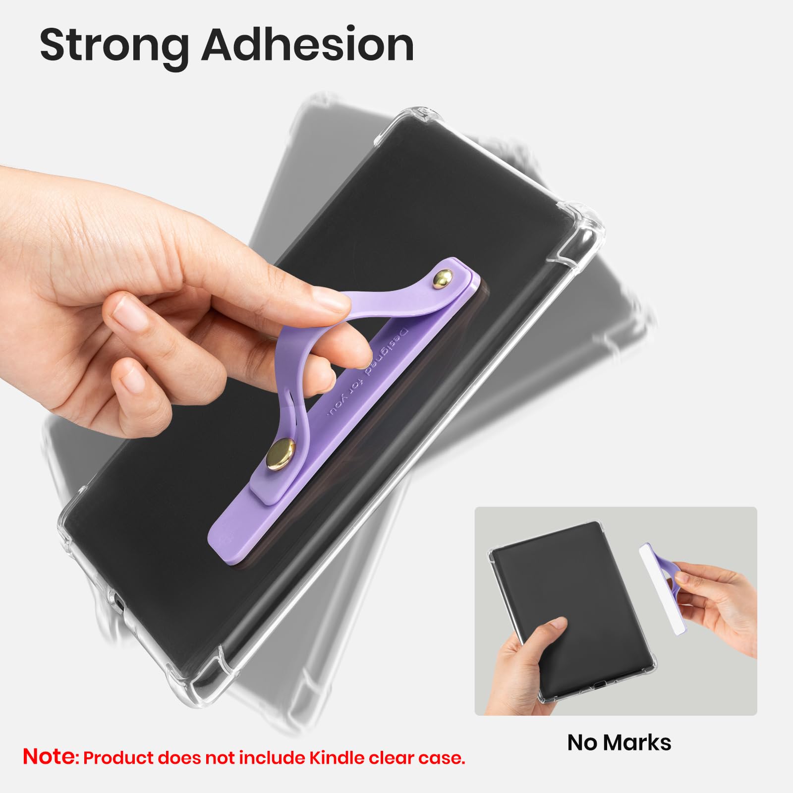 Hand Strap Holder for Kindle & Tablets#Color_Lilac