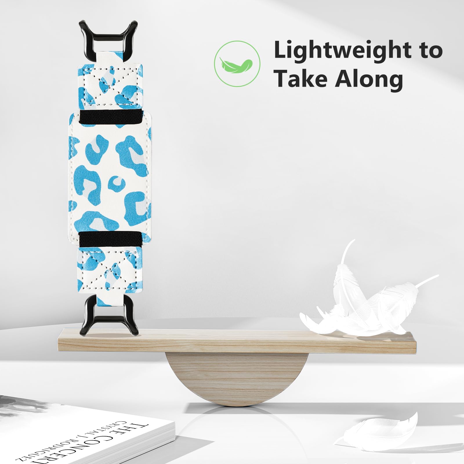 E-Book Tablet 6–7.5 inch Secure Hand Strap–Multiple Prints#Color_Blue Leopard