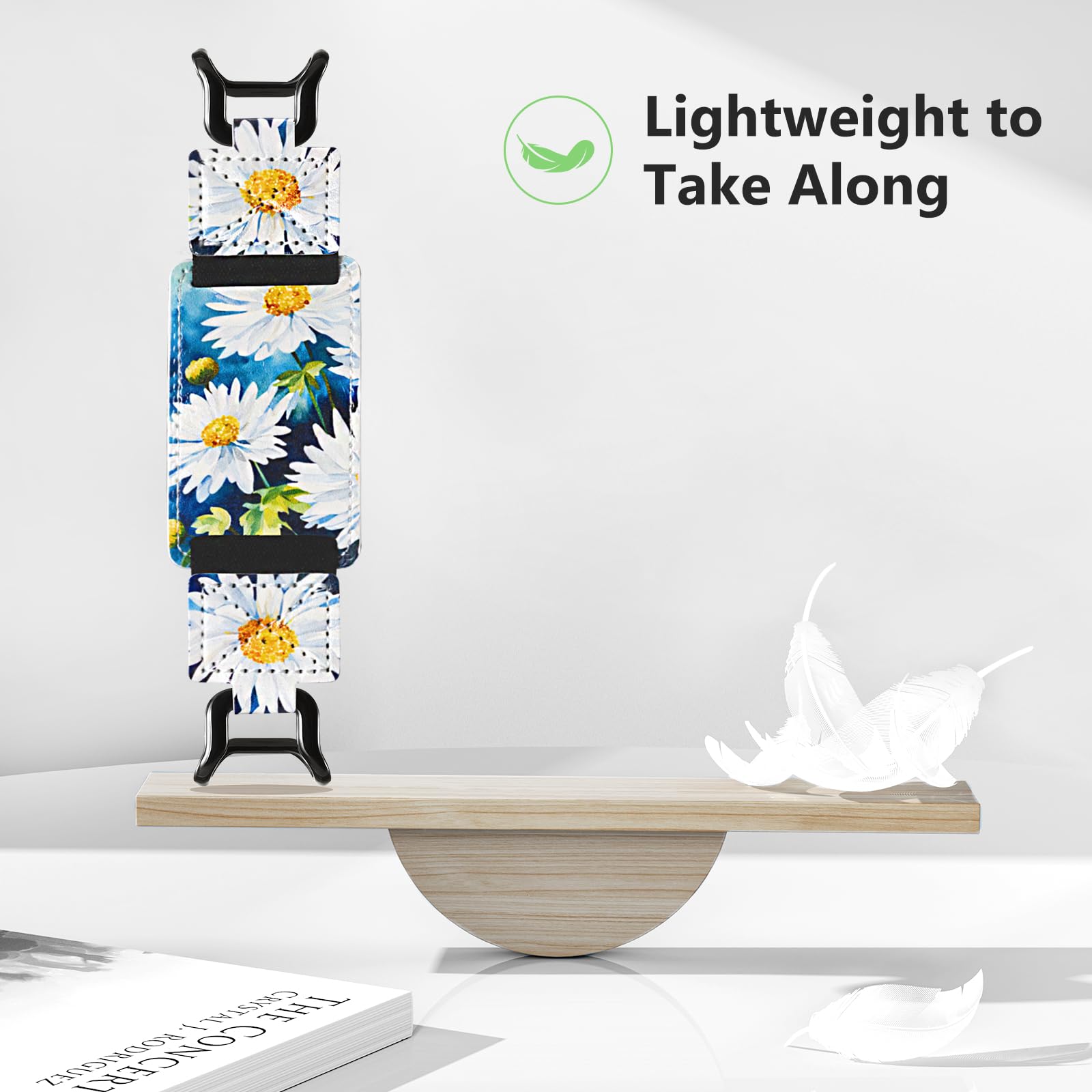 E-Book Tablet 6–7.5 inch Secure Hand Strap–Multiple Prints#Color_Daisy Dreams