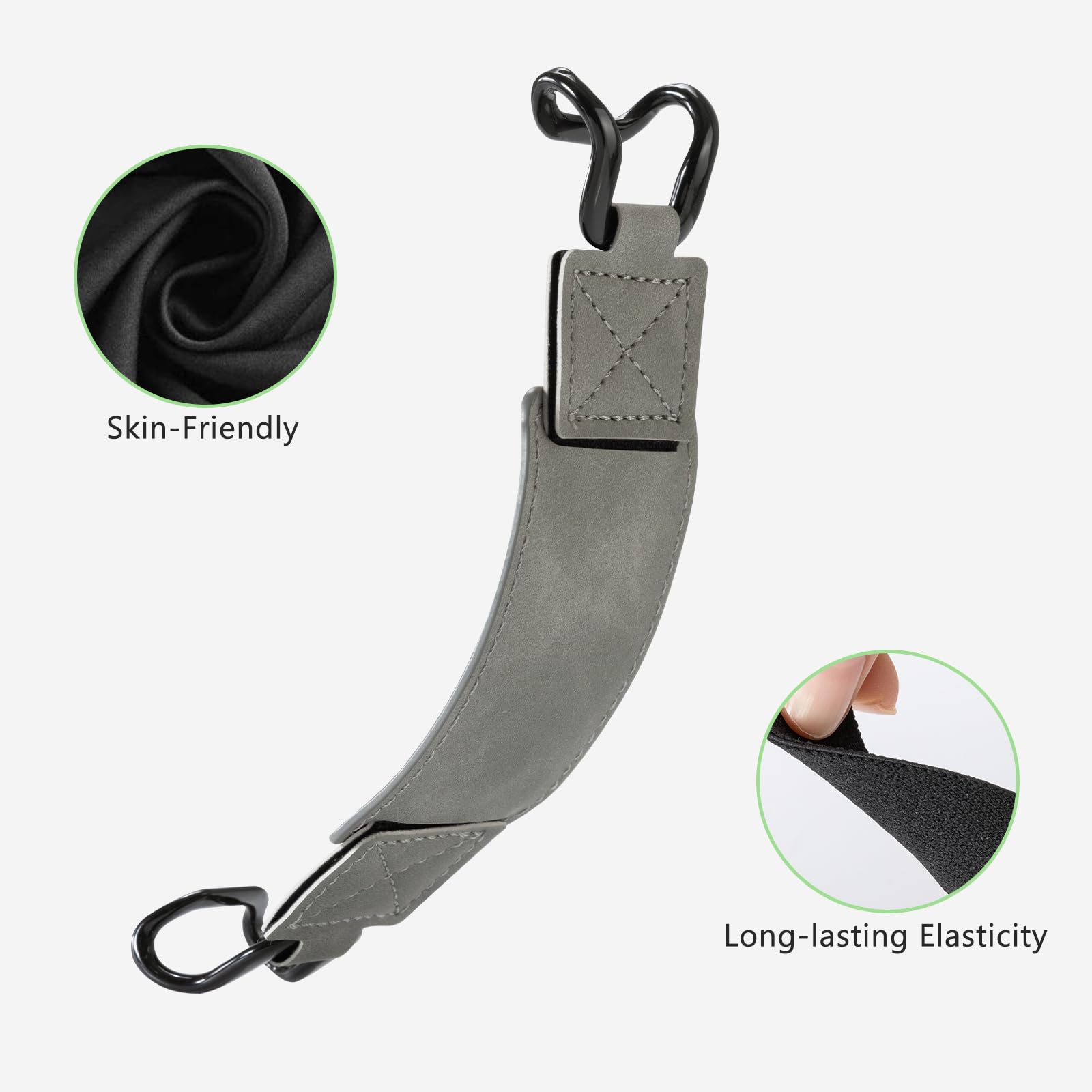 E-Book Tablet 6–7.5 inch Secure Hand Strap#Color_Dark Gray