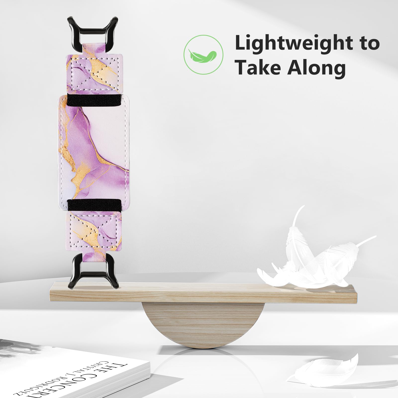 E-Book Tablet 6–7.5 inch Secure Hand Strap–Multiple Prints#Color_Amethyst Veil