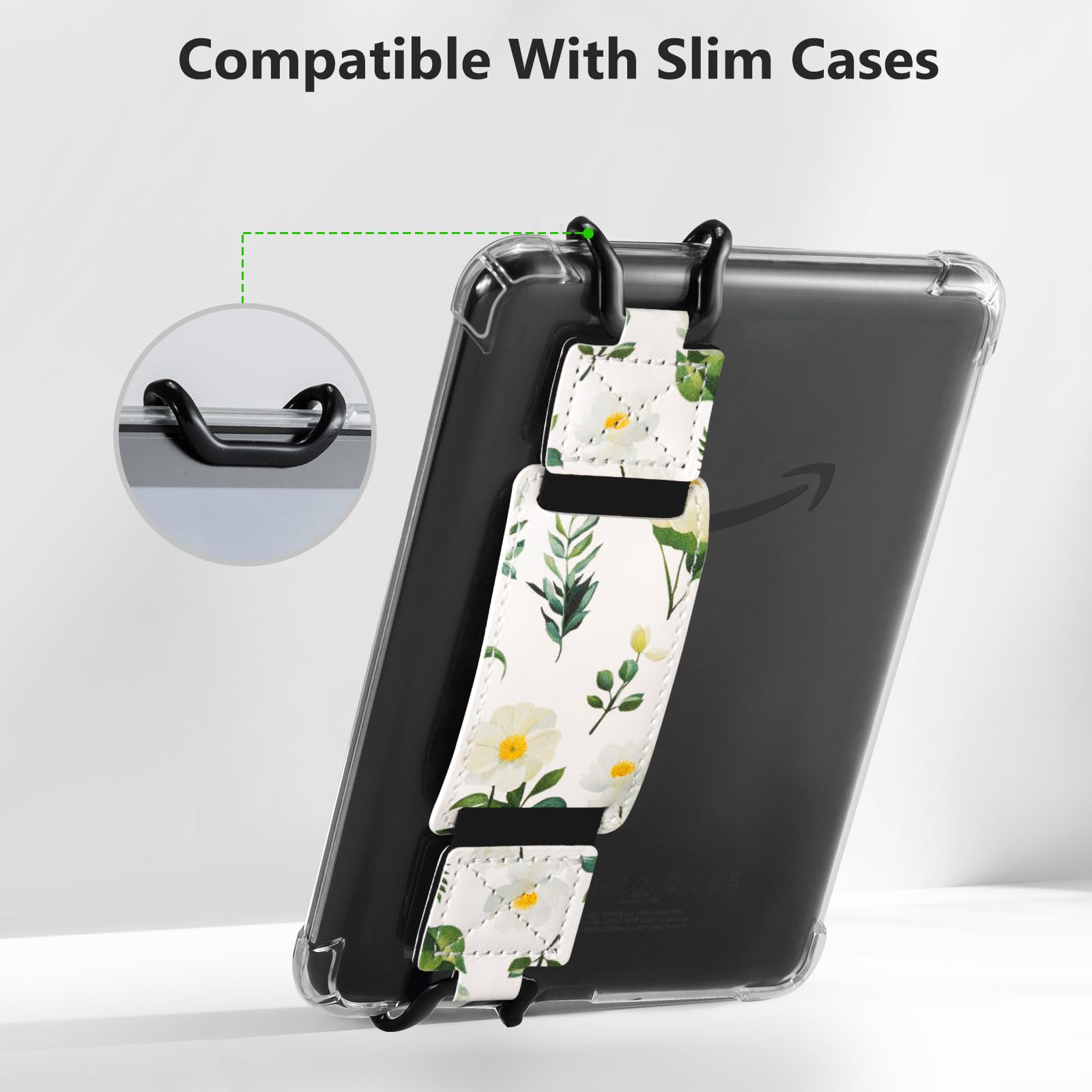 E-Book Tablet 6–7.5 inch Secure Hand Strap–Multiple Prints#Color_Garden Blossoms