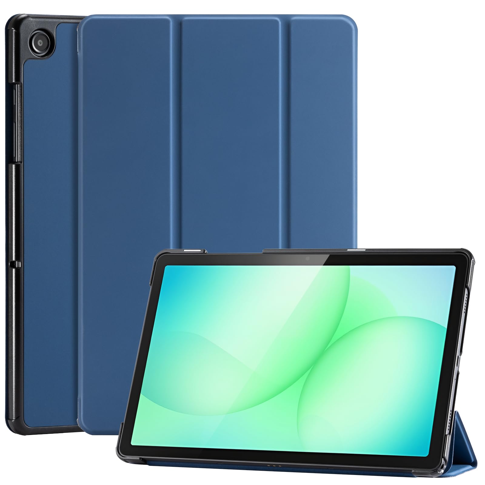 Samsung Galaxy Tab A11/A9 8.7" Tri-Fold Magnetic Stand#Color_Dark Blue