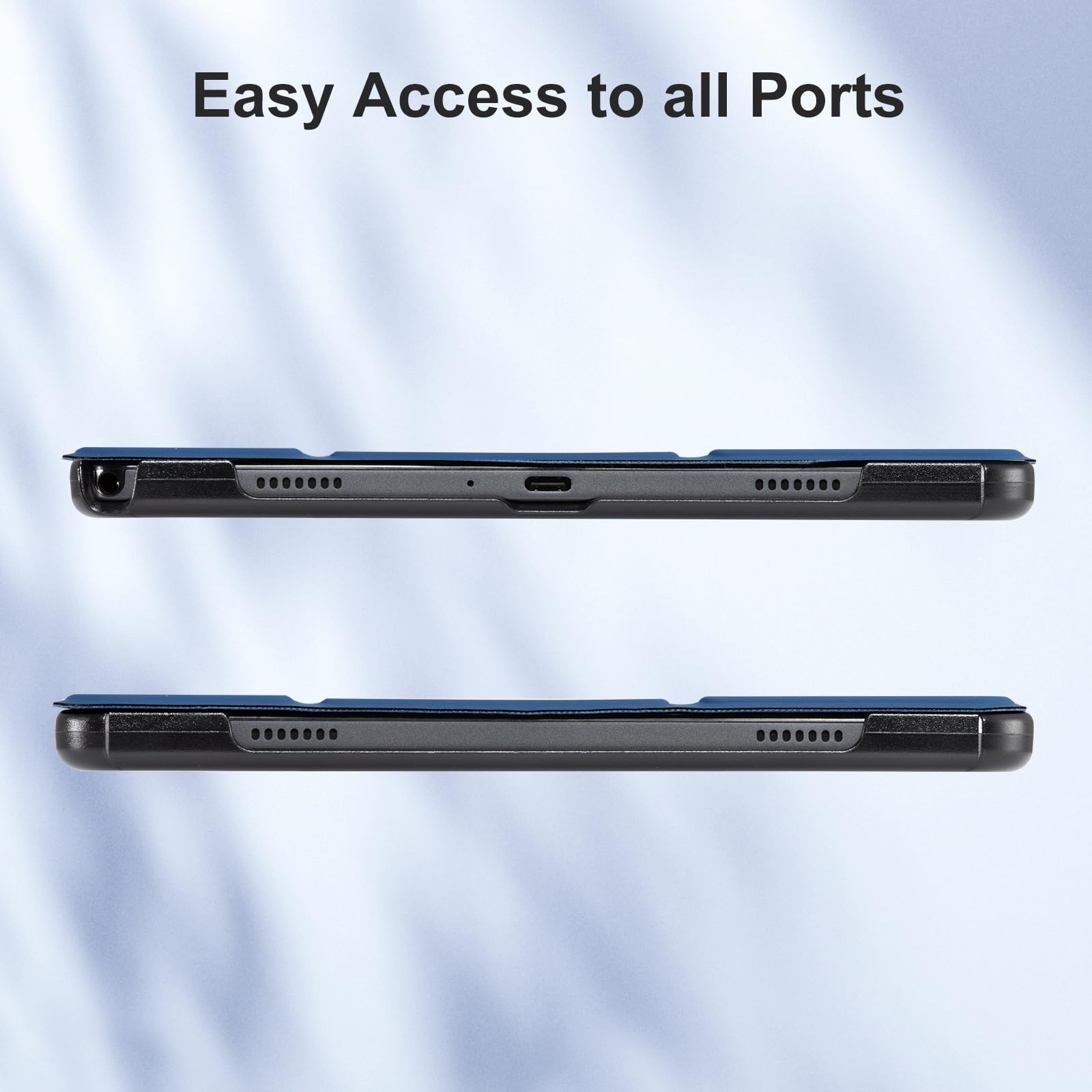 Samsung Galaxy Tab A11/A9 8.7" Tri-Fold Magnetic Stand#Color_Dark Blue