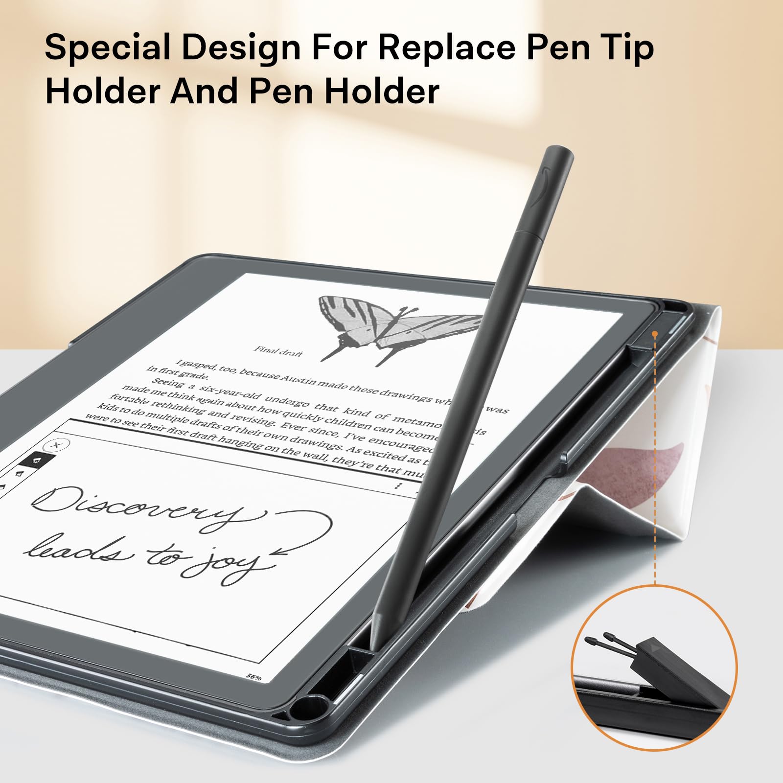 Eden Gardenia Kindle Scribe Stand