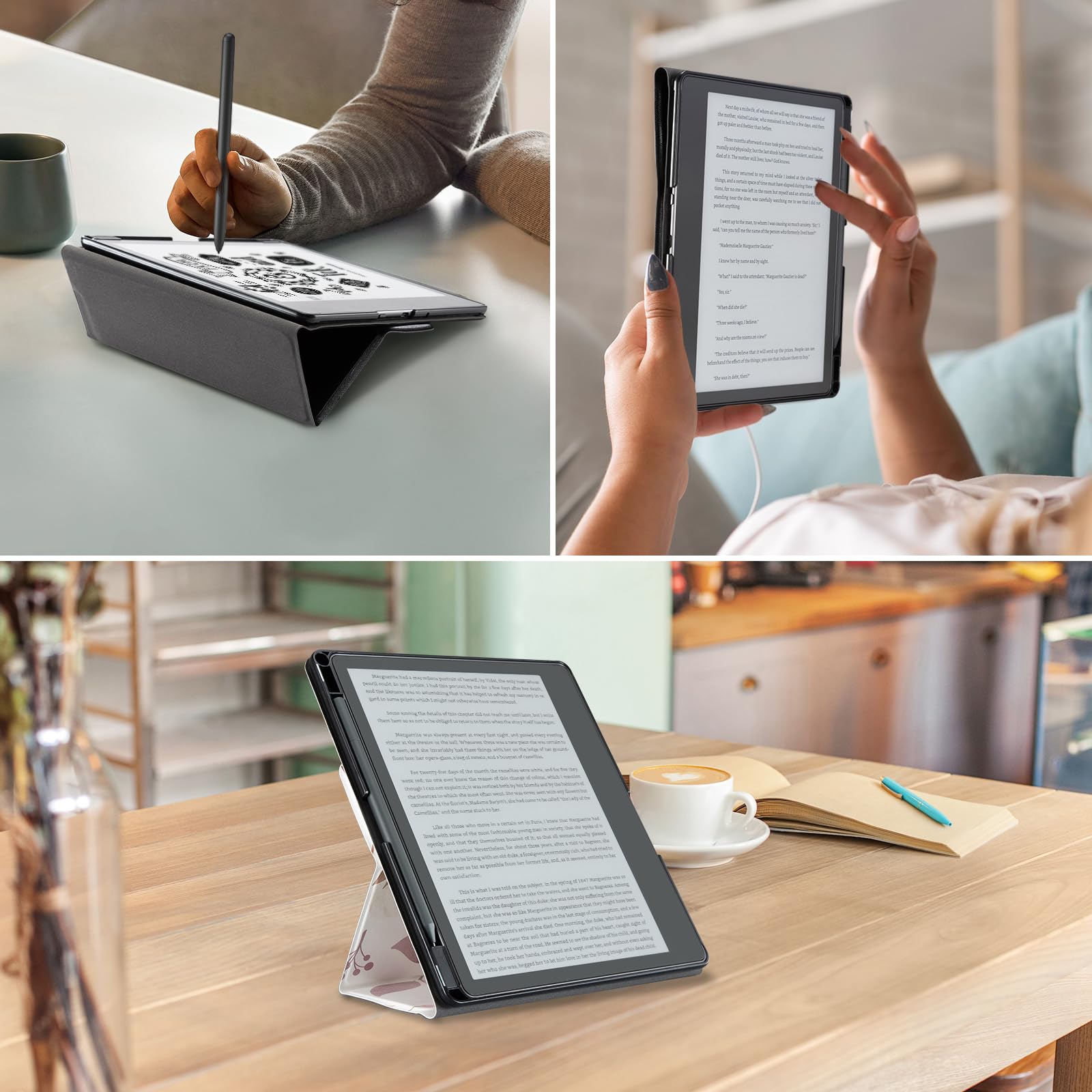 Eden Gardenia Kindle Scribe Stand
