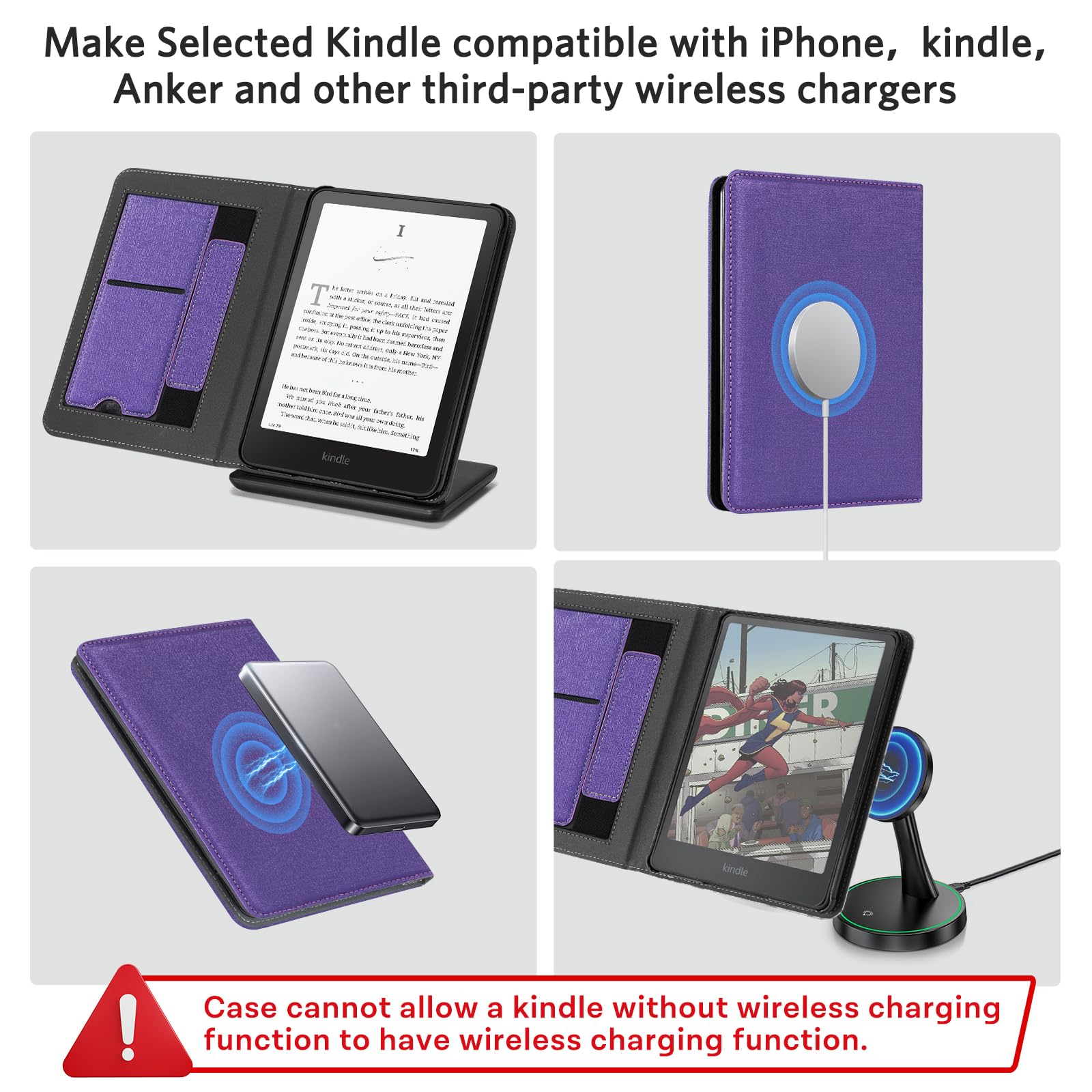 Kindle Paperwhite 12th Gen (2024 7 inch) stand#Color_Purple