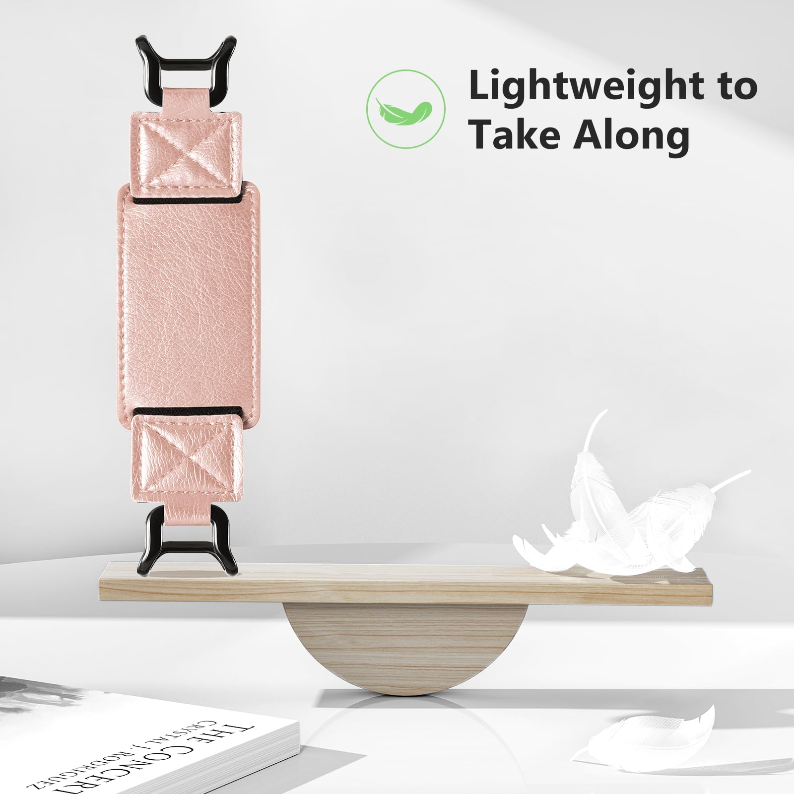 E-Book Tablet 6–7.5 inch Secure Hand Strap#Color_Rose Gold