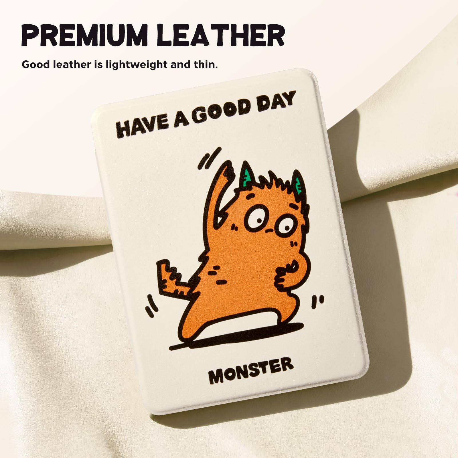 Kindle Paperwhite 12th Gen 7 inch (2024) Case With Stand–Cute Prints#Color_Monster Boogi