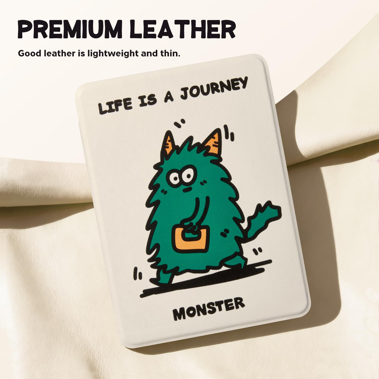 Kindle Paperwhite 12th Gen 7 inch (2024) Case With Stand–Cute Prints#Color_Monster Grindy