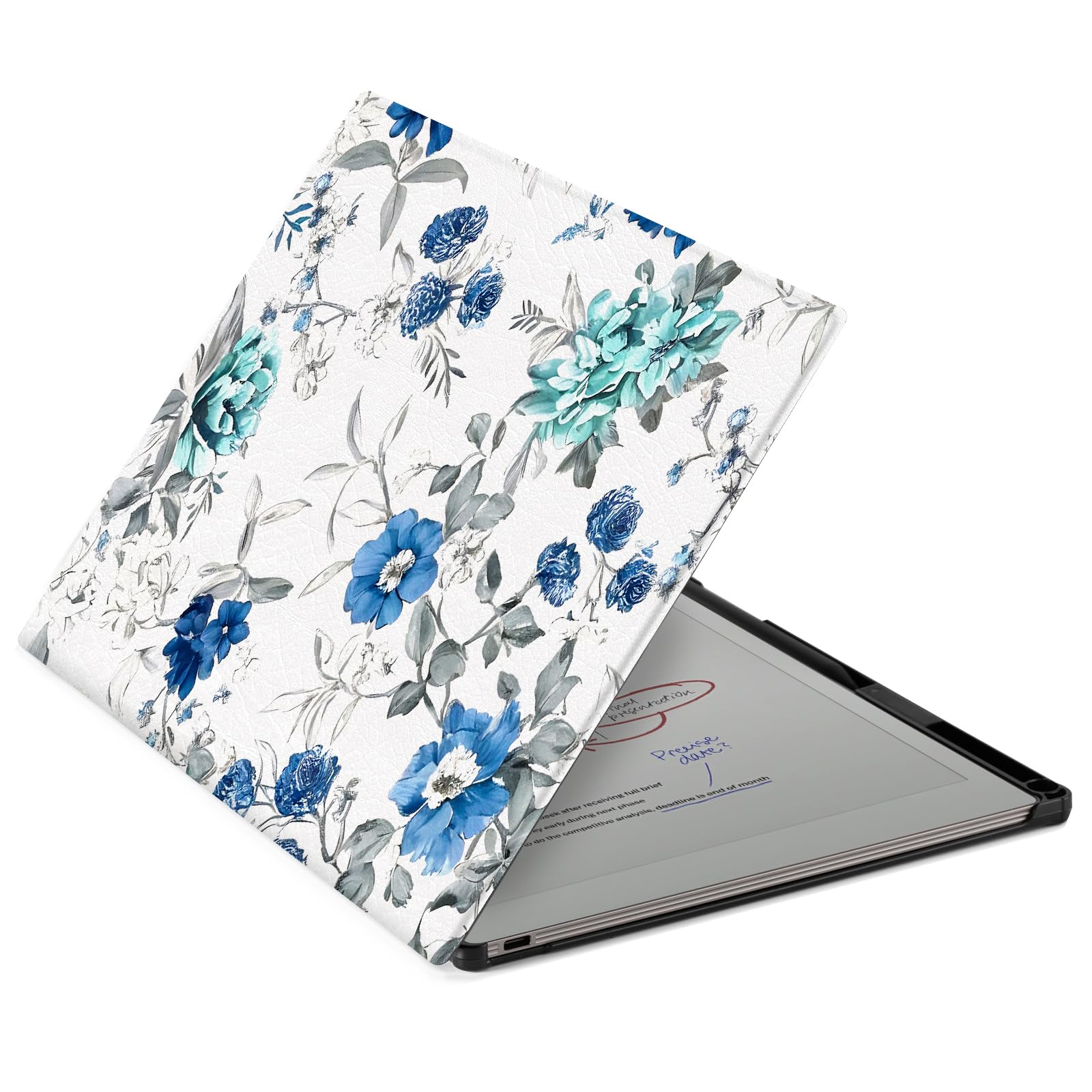 Eden Glasses Blue and white floral reMarkable Paper Pro 11.8-inch (2024) Case